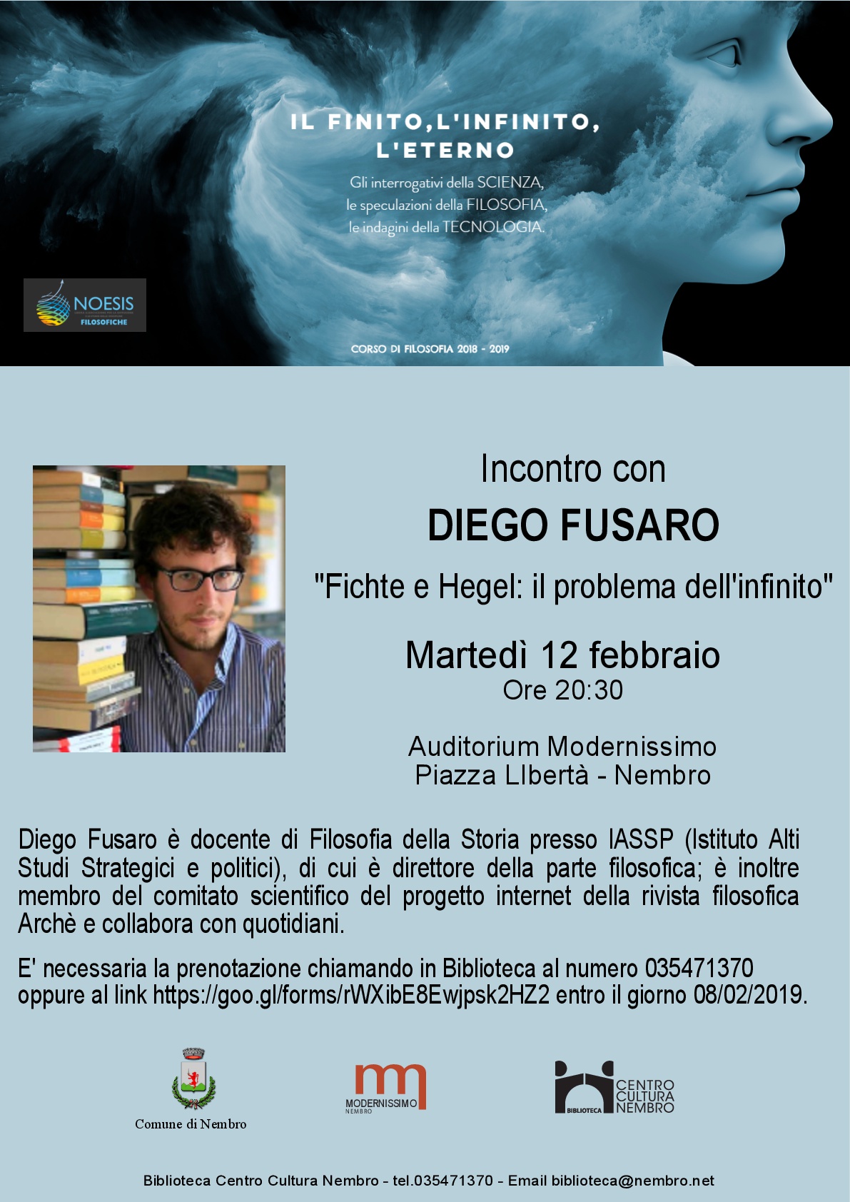 Immagine IL FINITO, L'INFINITO, L'ETERNO - DIEGO FUSARO