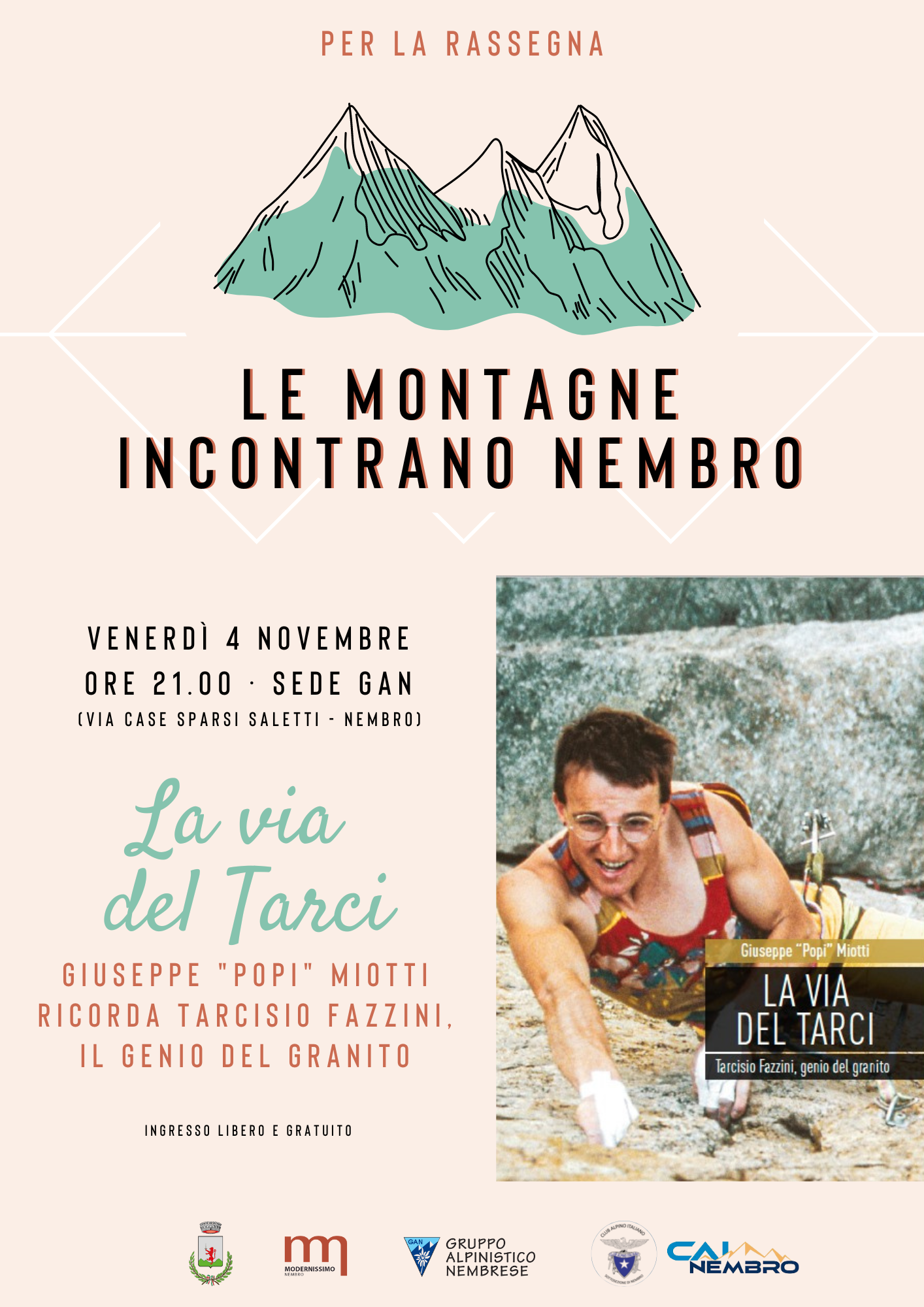 Immagine Incontro: LA VIA DEL TARCI. GIUSEPPE 