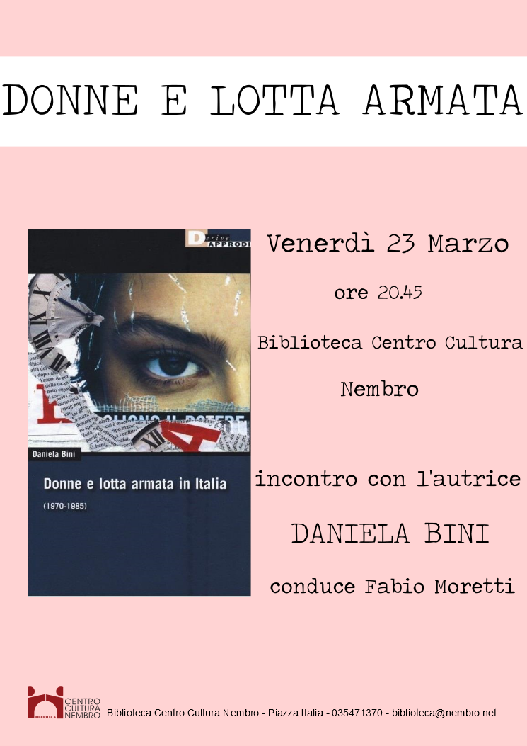 Immagine DONNE E LOTTA ARMATA