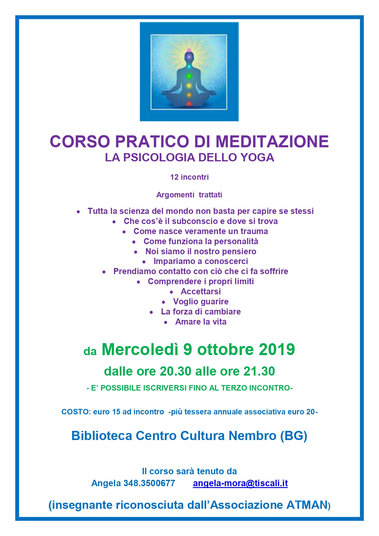 Immagine CORSO PRATICO DI MEDITAZIONE