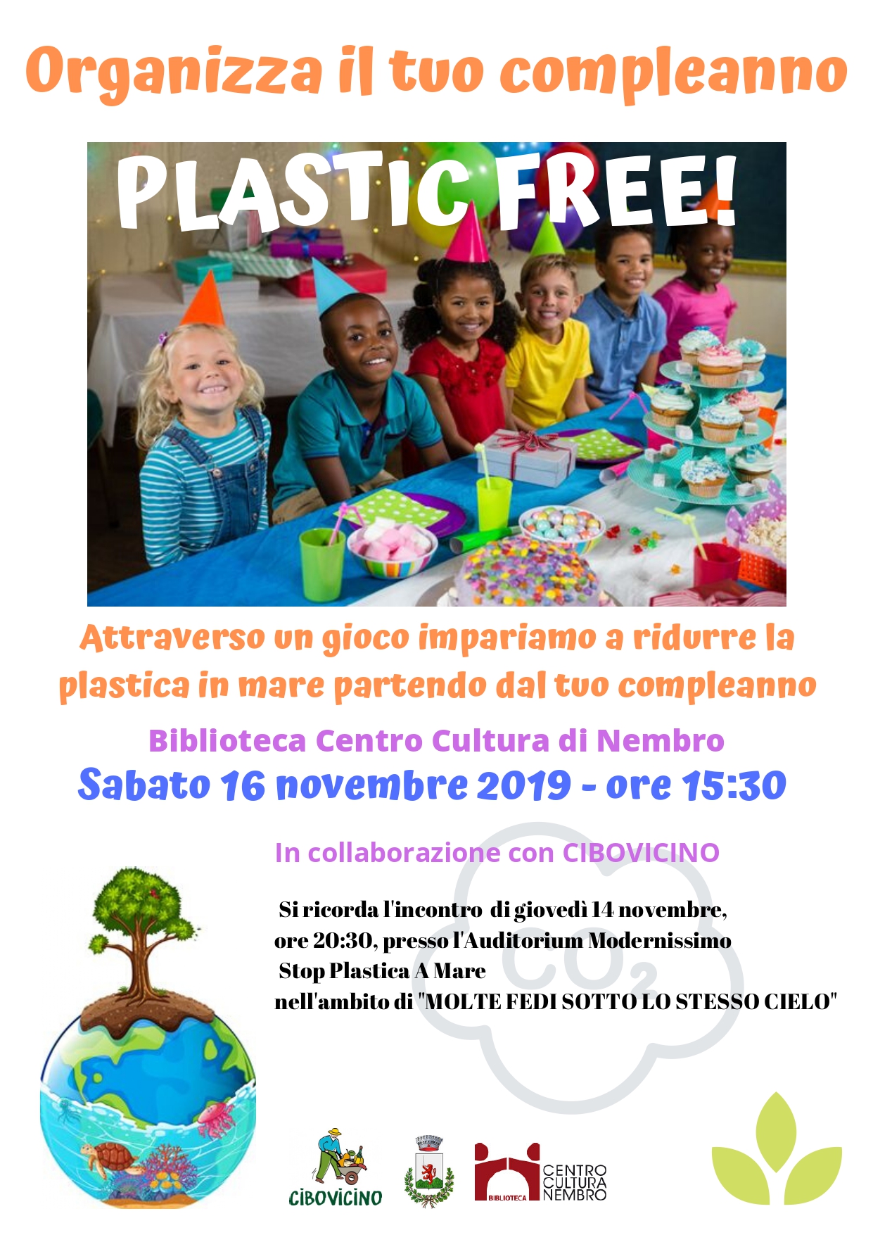 Immagine ORGANIZZA IL TUO COMPLEANNO PLASTIC FREE