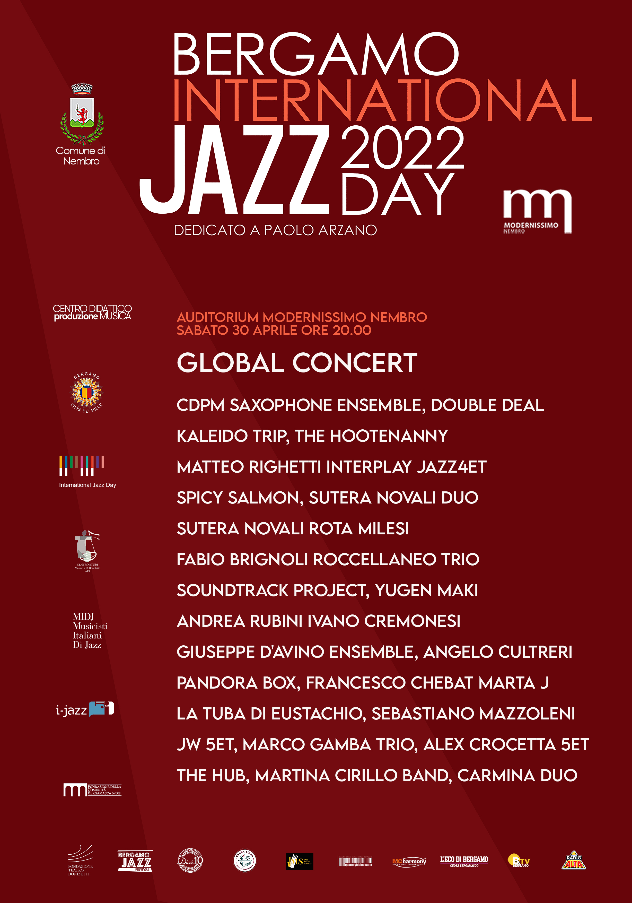 Immagine Bergamo INTERNATIONAL JAZZ DAY 2022