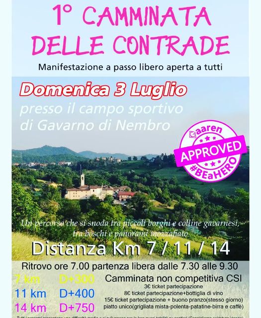 Immagine 1^ CAMMINATA DELLE CONTRADE