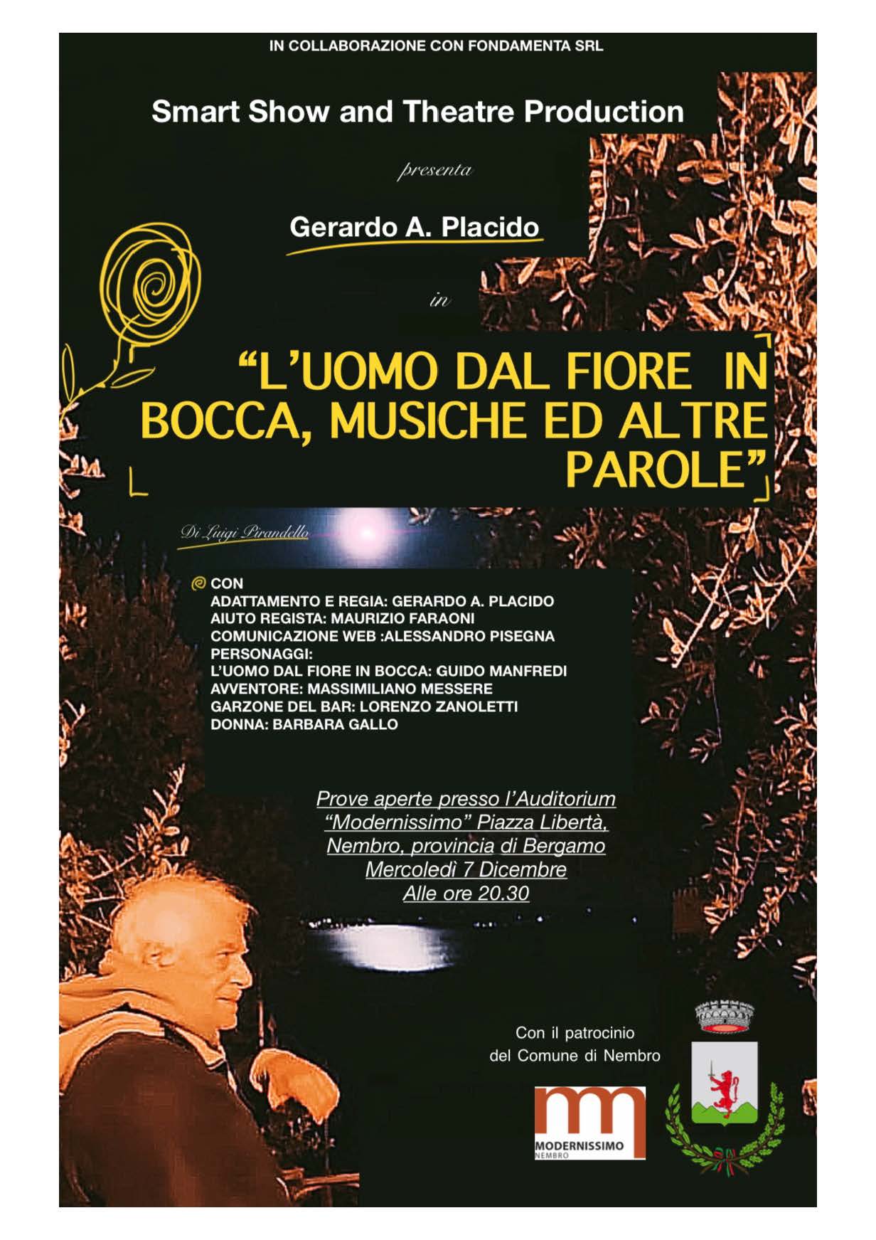 Immagine L'uomo dal fiore in bocca, musiche ed altre parole.