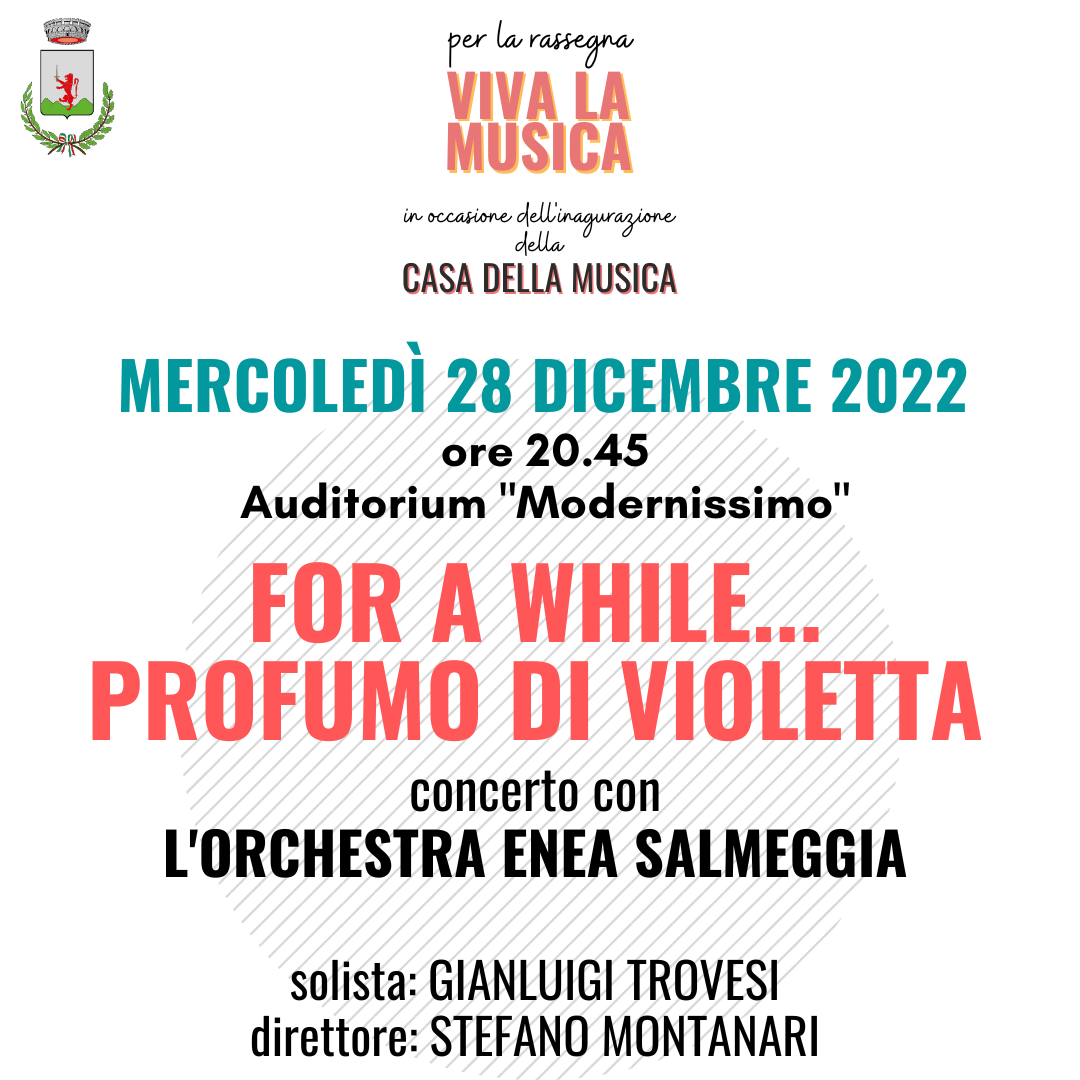 Immagine Concerto: FOR A WHILE... PROFUMO DI VIOLETTA