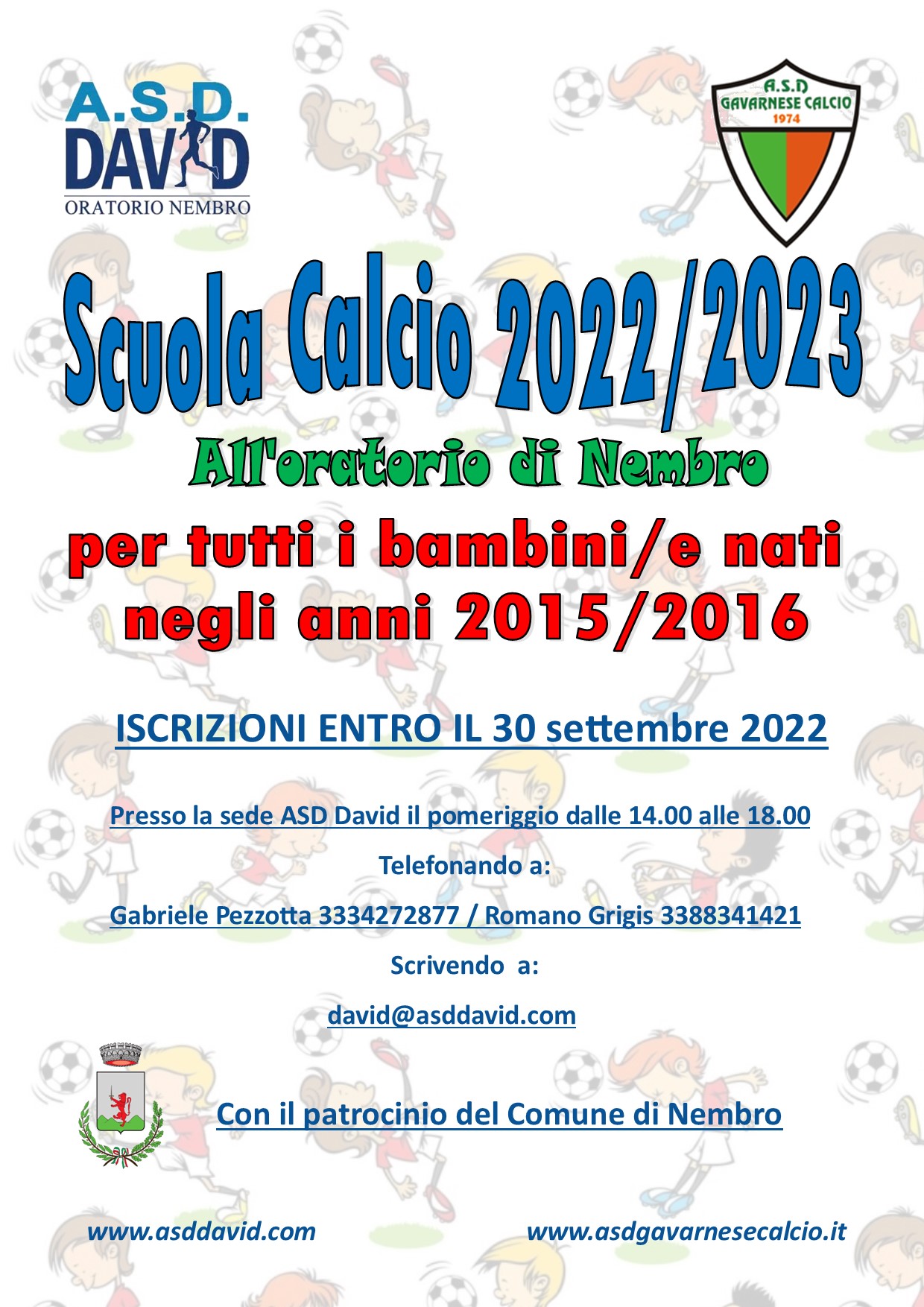 Immagine Scuola Calcio 2022/2023