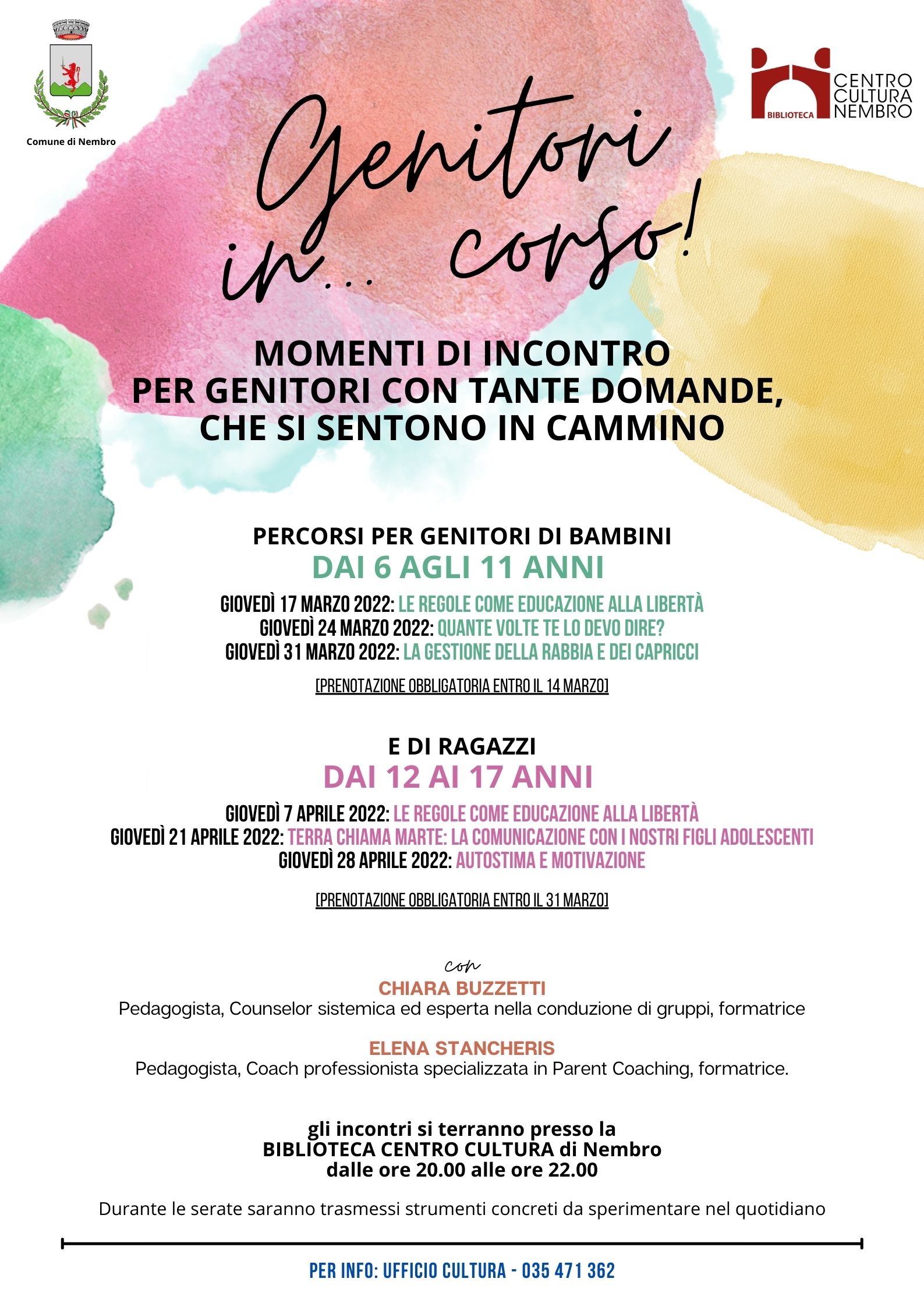 Immagine Percorsi: Genitori in... corso! 