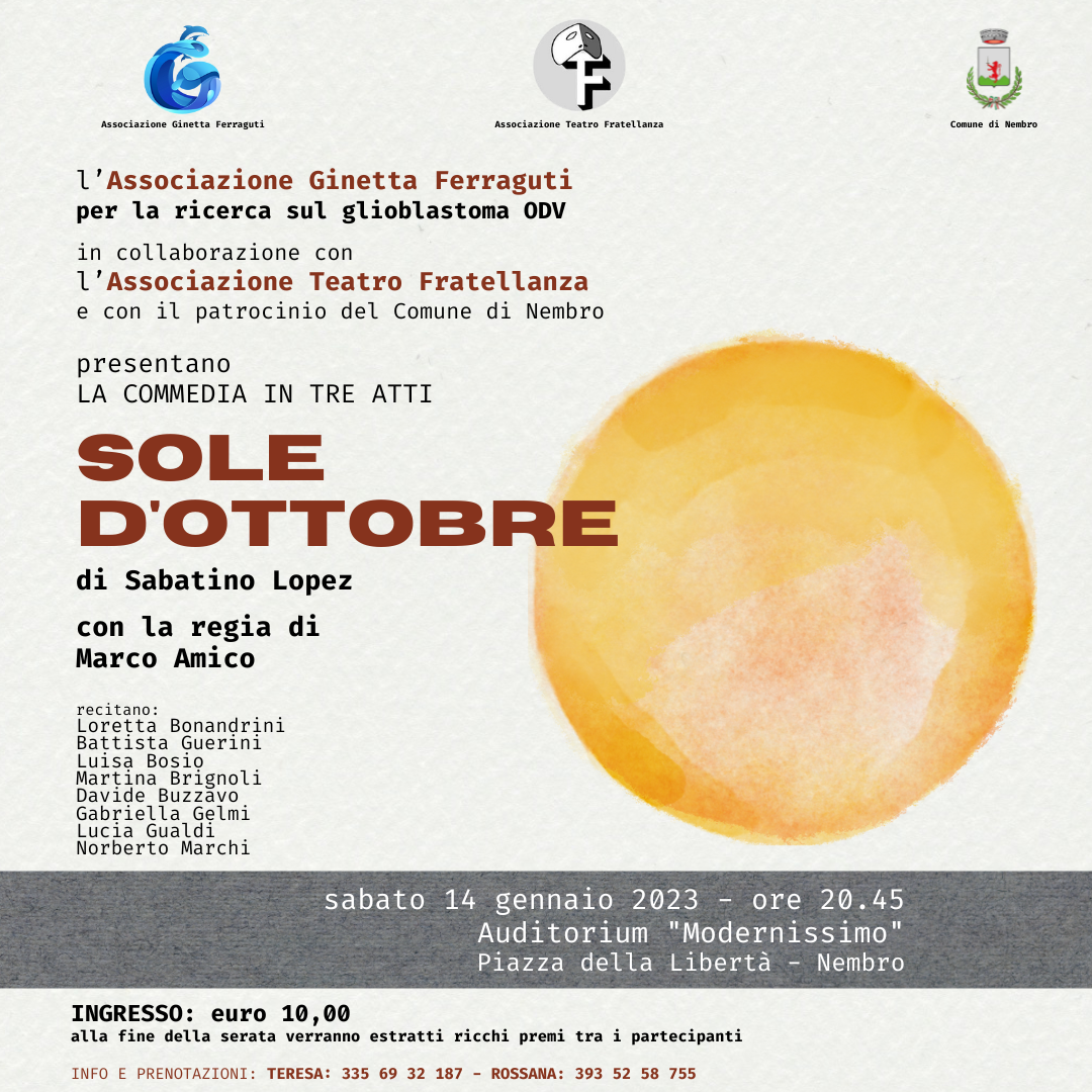 Immagine Commedia: SOLE D'OTTOBRE