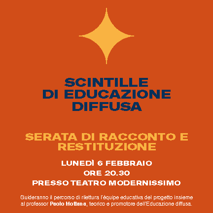 Immagine Progetto SCINTILLE DI EDUCAZIONE DIFFUSA: serata finale