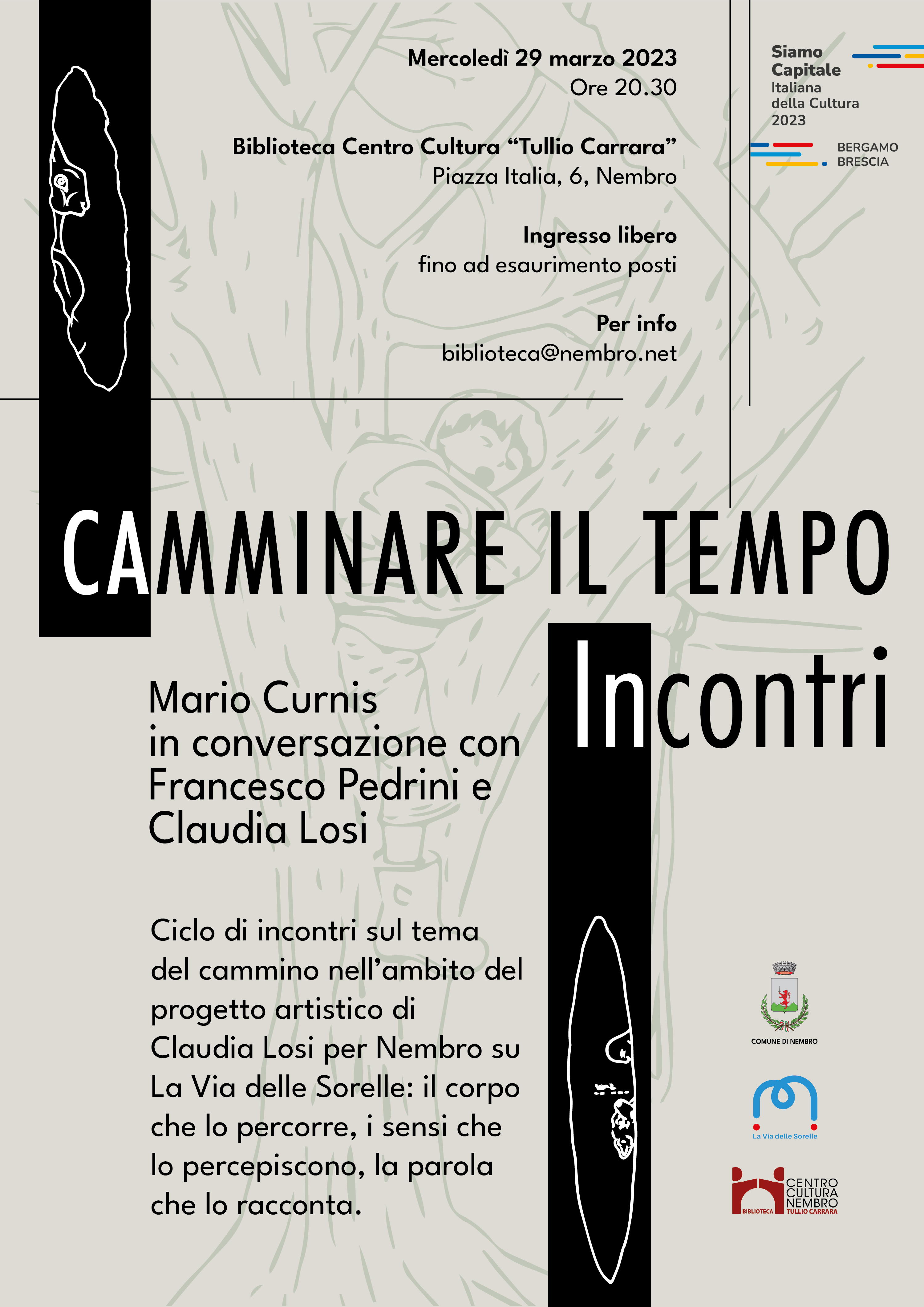 immagine INCONTRI: Mario Curnis in conversazione con Francesco Pedrini e Claudia Losi