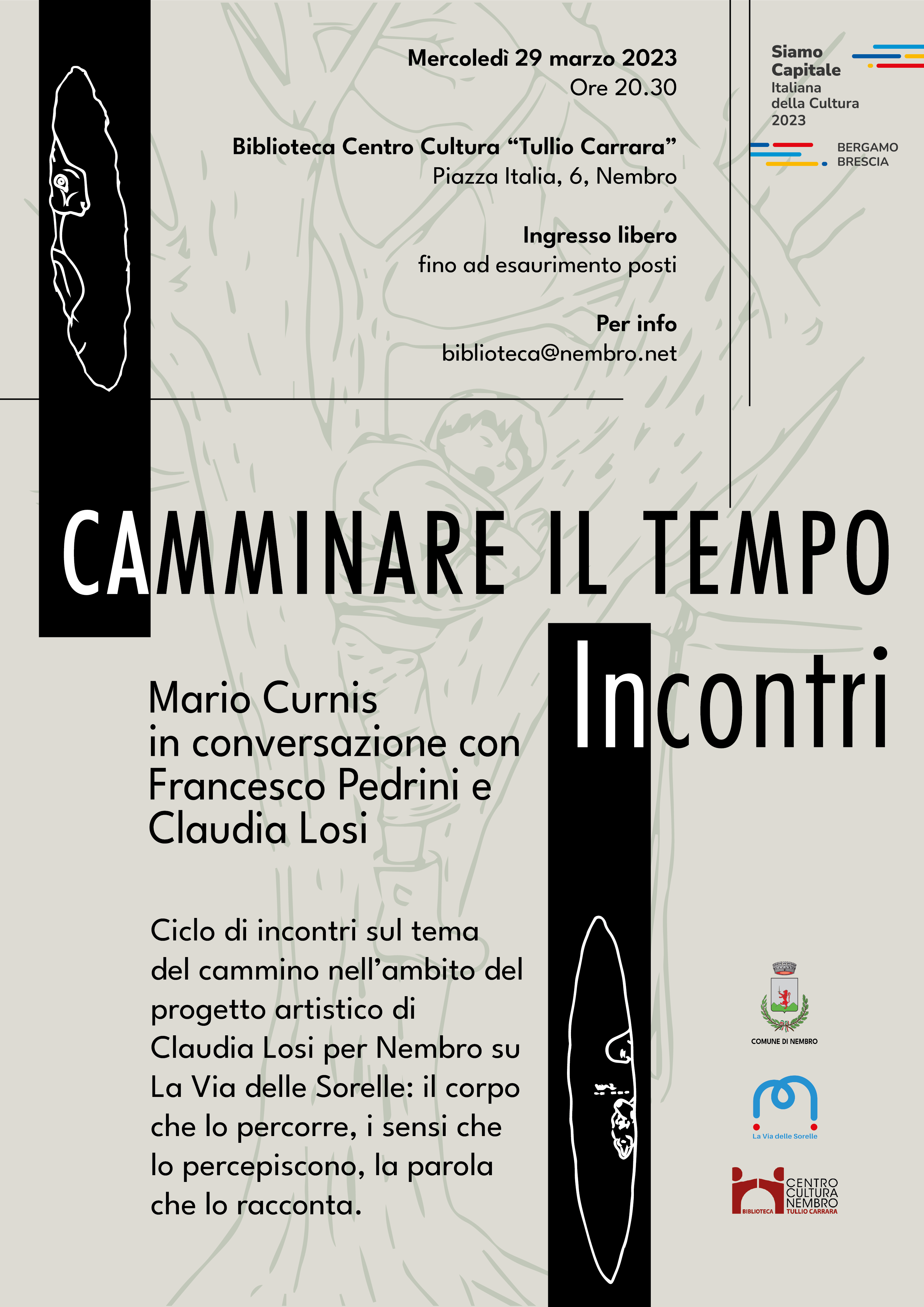 Immagine INCONTRI: Mario Curnis in conversazione con Francesco Pedrini e Claudia Losi