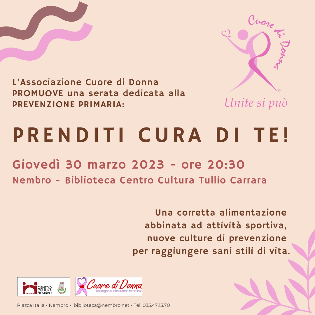 Immagine PRENDITI CURA DI TE!