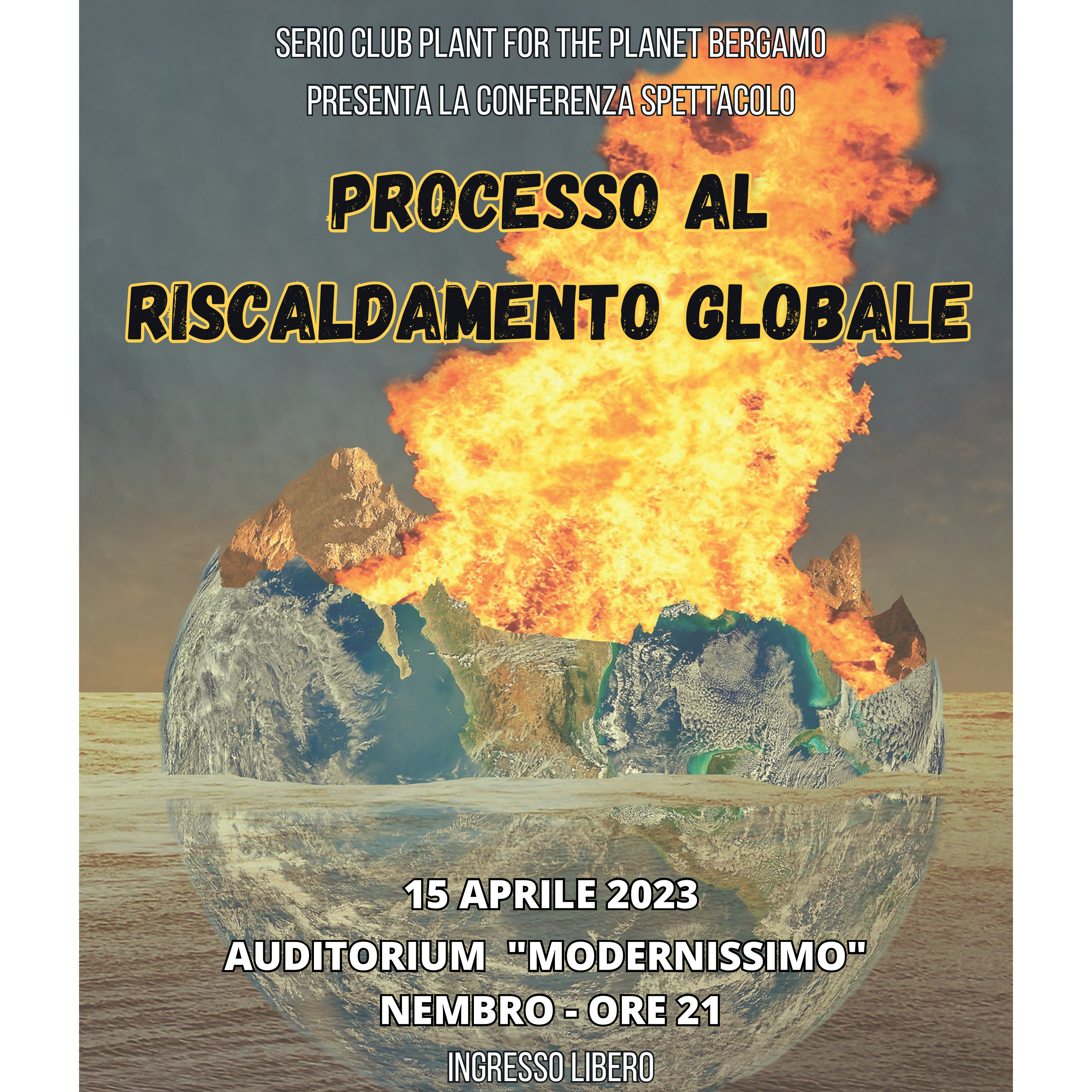 Immagine Conferenza spettacolo: PROCESSO AL RISCALDAMENTO GLOBALE