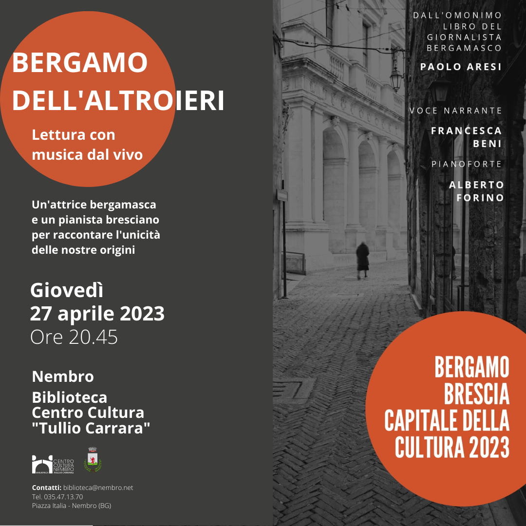 Immagine BERGAMO DELL'ALTROIERI - Lettura con musica dal vivo