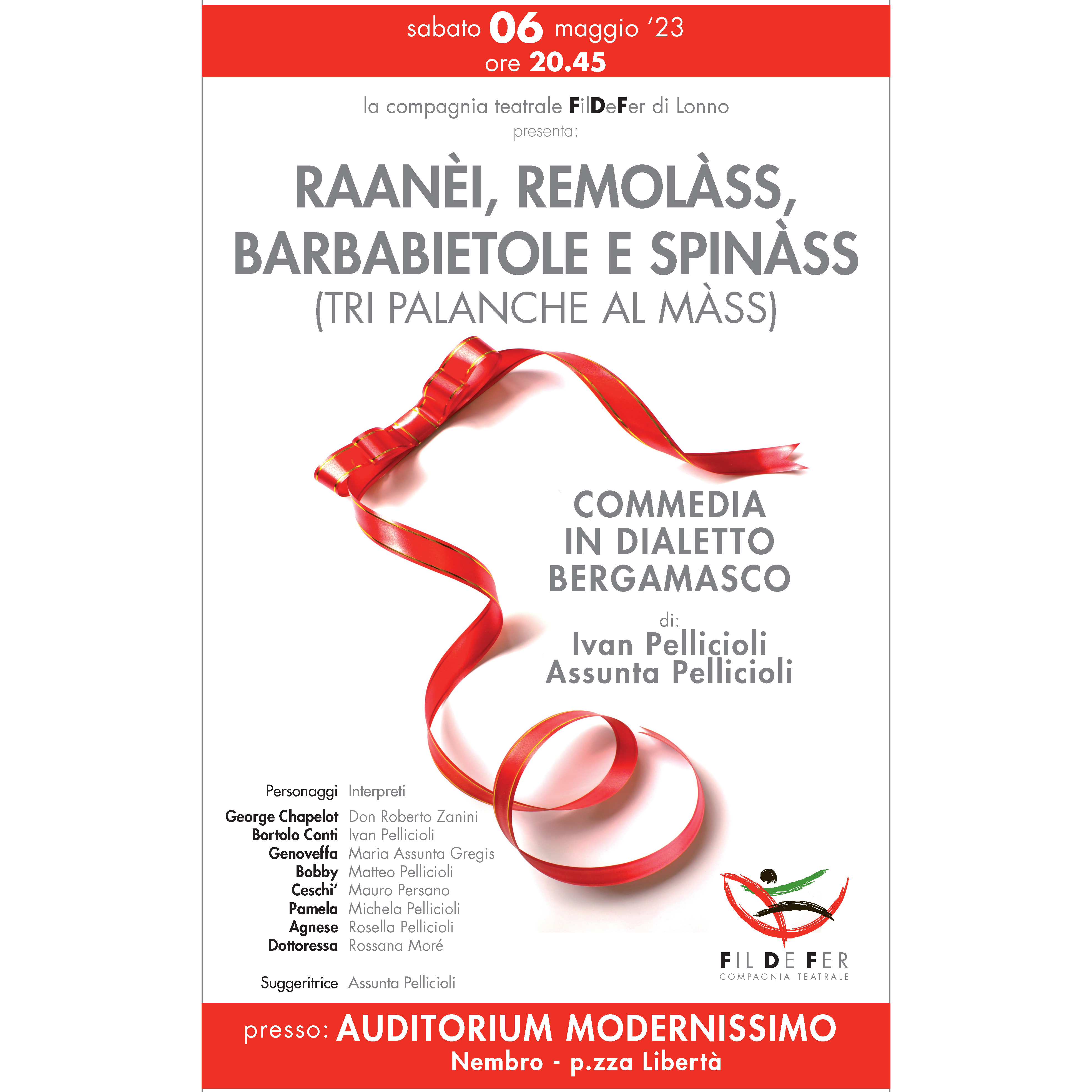 Immagine Teatro Dilettale: RAANÈI, REMOLÀSS, BARBABIETOLE E SPINÀSS (TRI PALANCHE AL MÀSS)