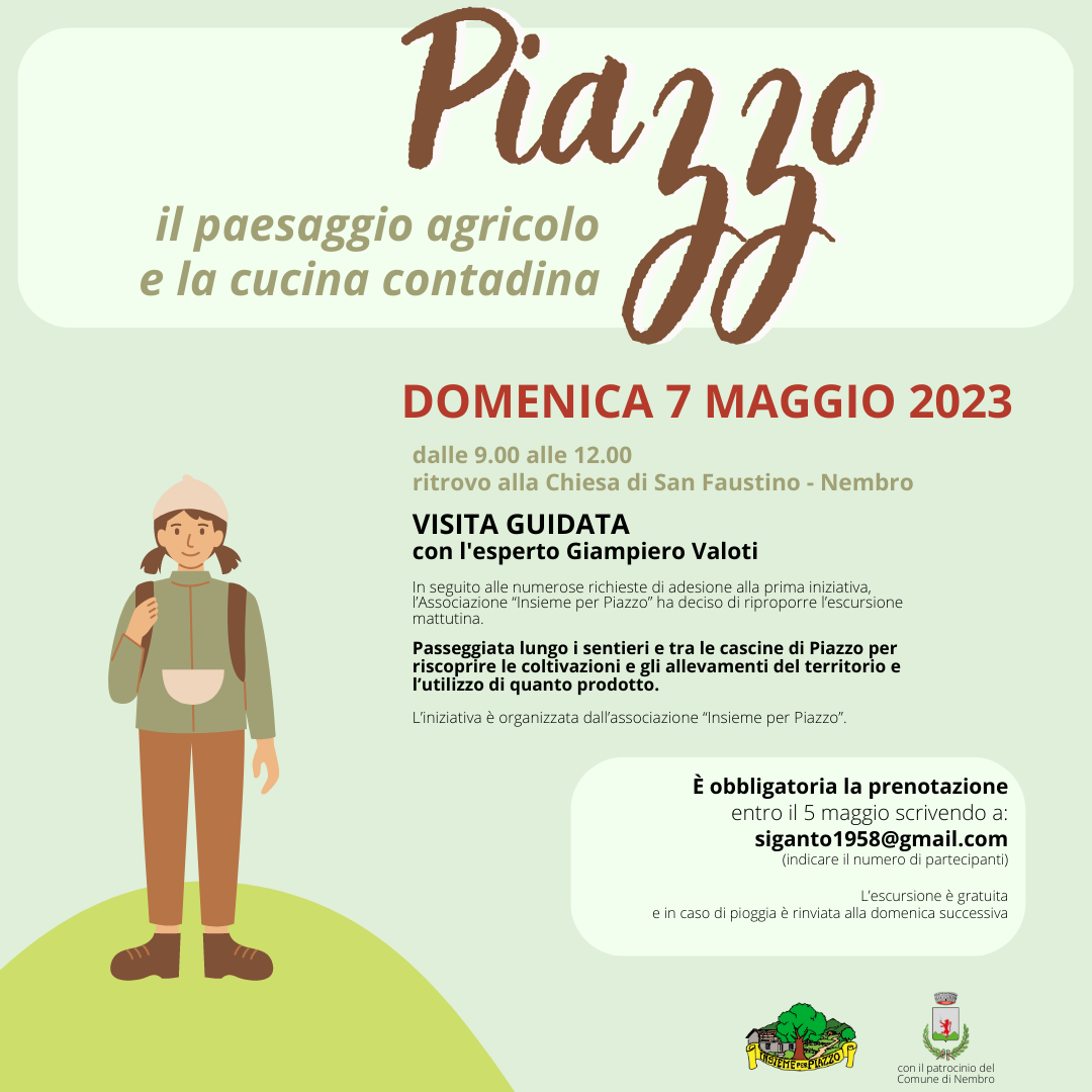 Immagine Piazzo: il paesaggio agricolo e la cucina contadina