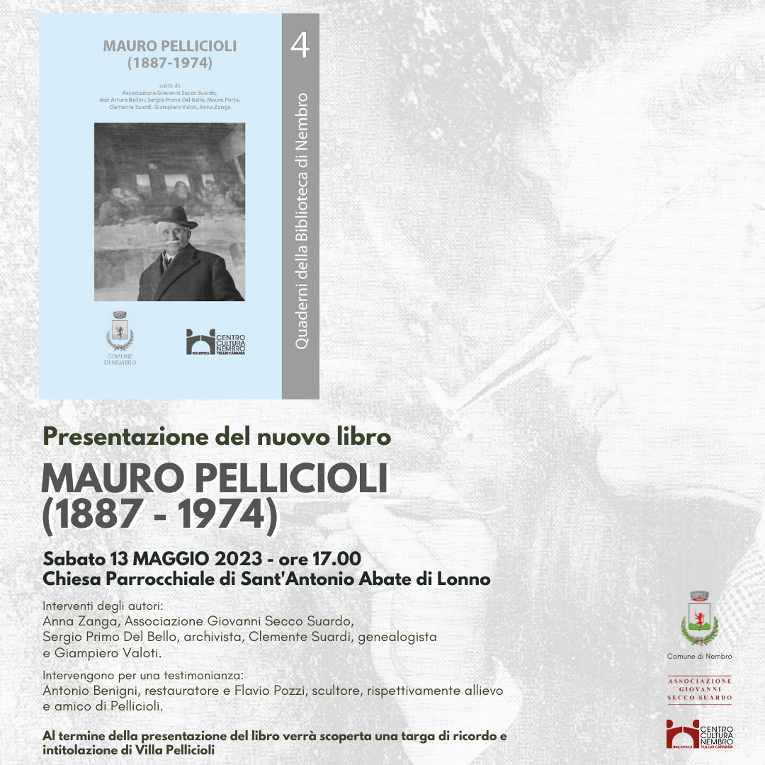 Immagine Presentazione del nuovo libro: MAURO PELLICIOLI (1887 - 1974)