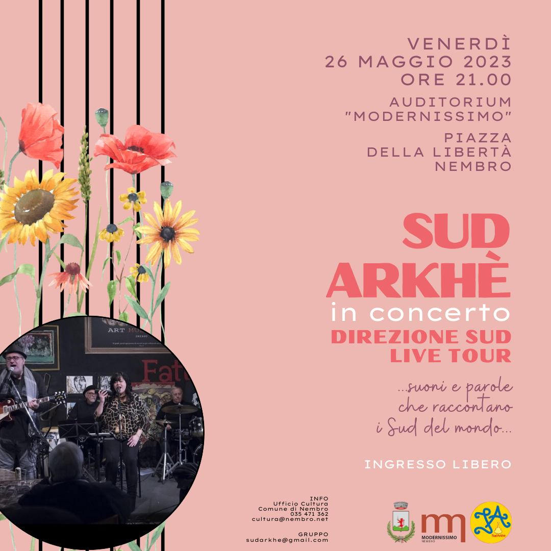 immagine Concerto: SUD ARKHÈ - DIREZIONE SUD LIVE TOUR