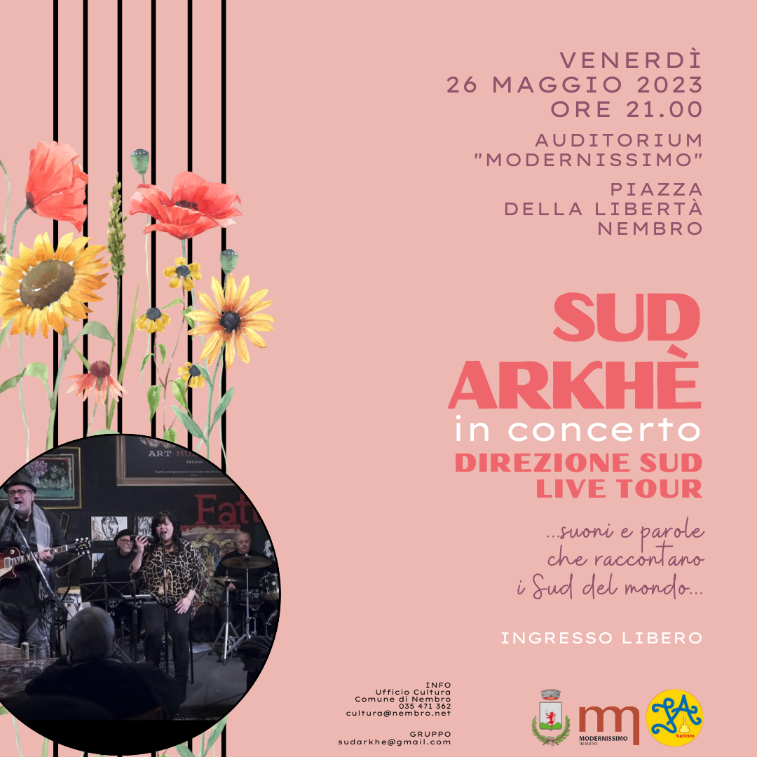 Immagine Concerto: SUD ARKHÈ - DIREZIONE SUD LIVE TOUR
