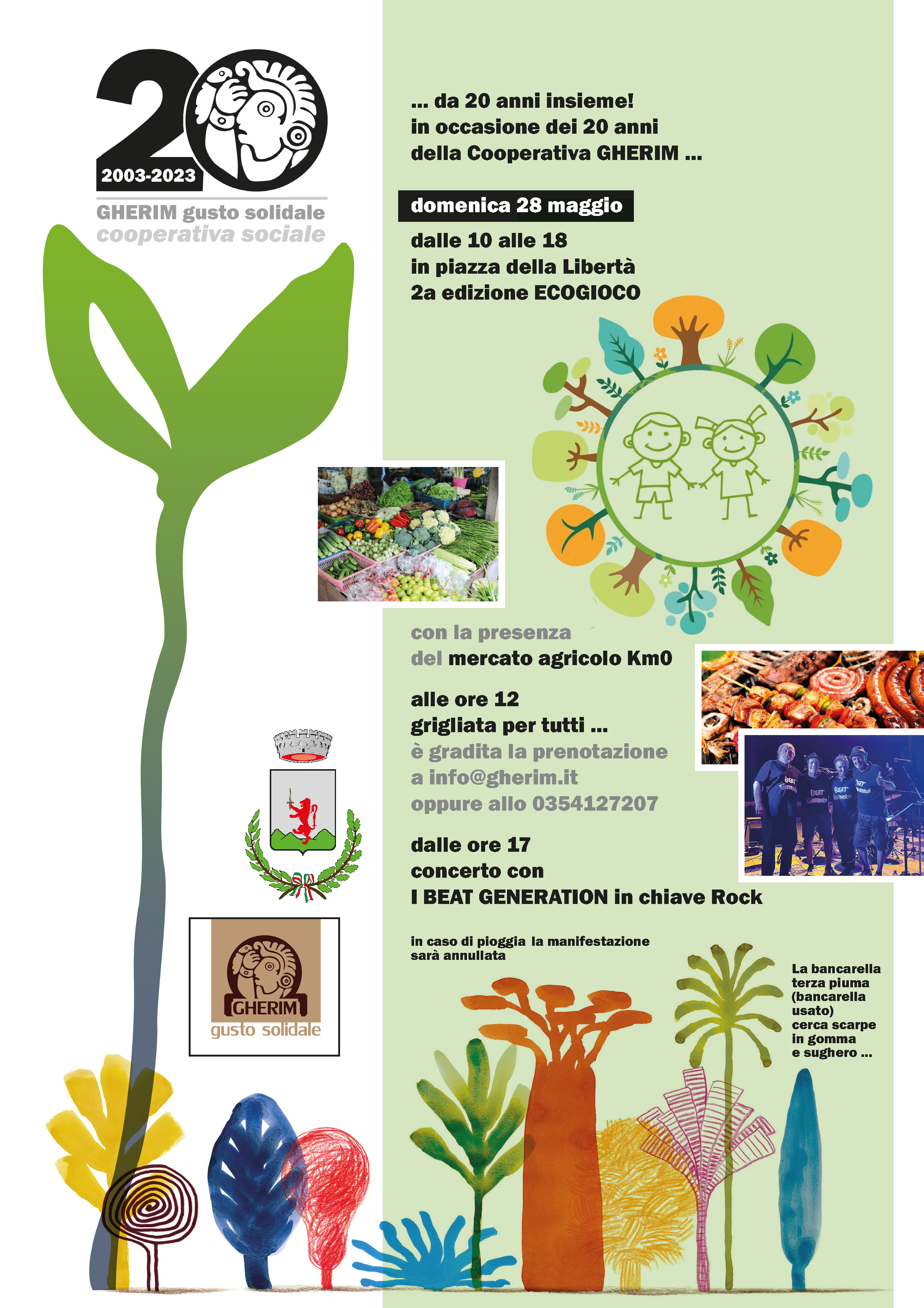 Immagine 2^ edizione ECOGIOCO con la presenza del MERCATO AGRICOLO Km0