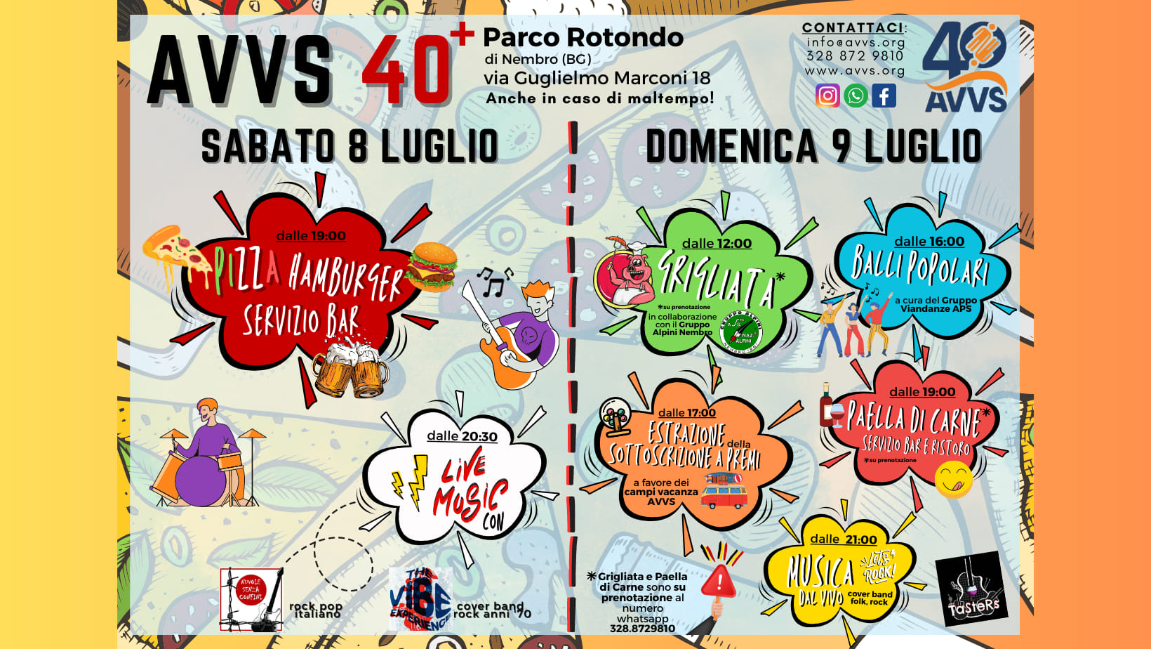 Immagine Grande festa per celebrare i 40 anni dell' AVVS