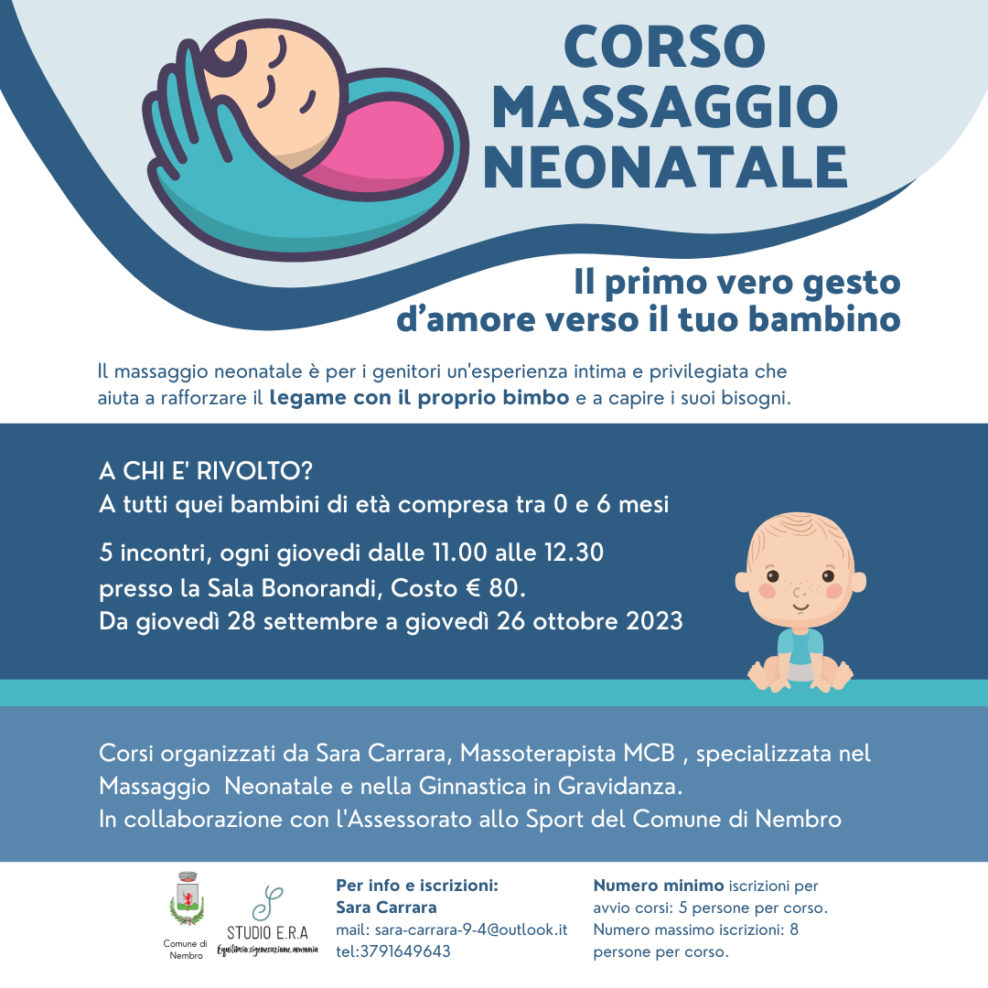 Immagine Corso di MASSAGGIO NEONATALE