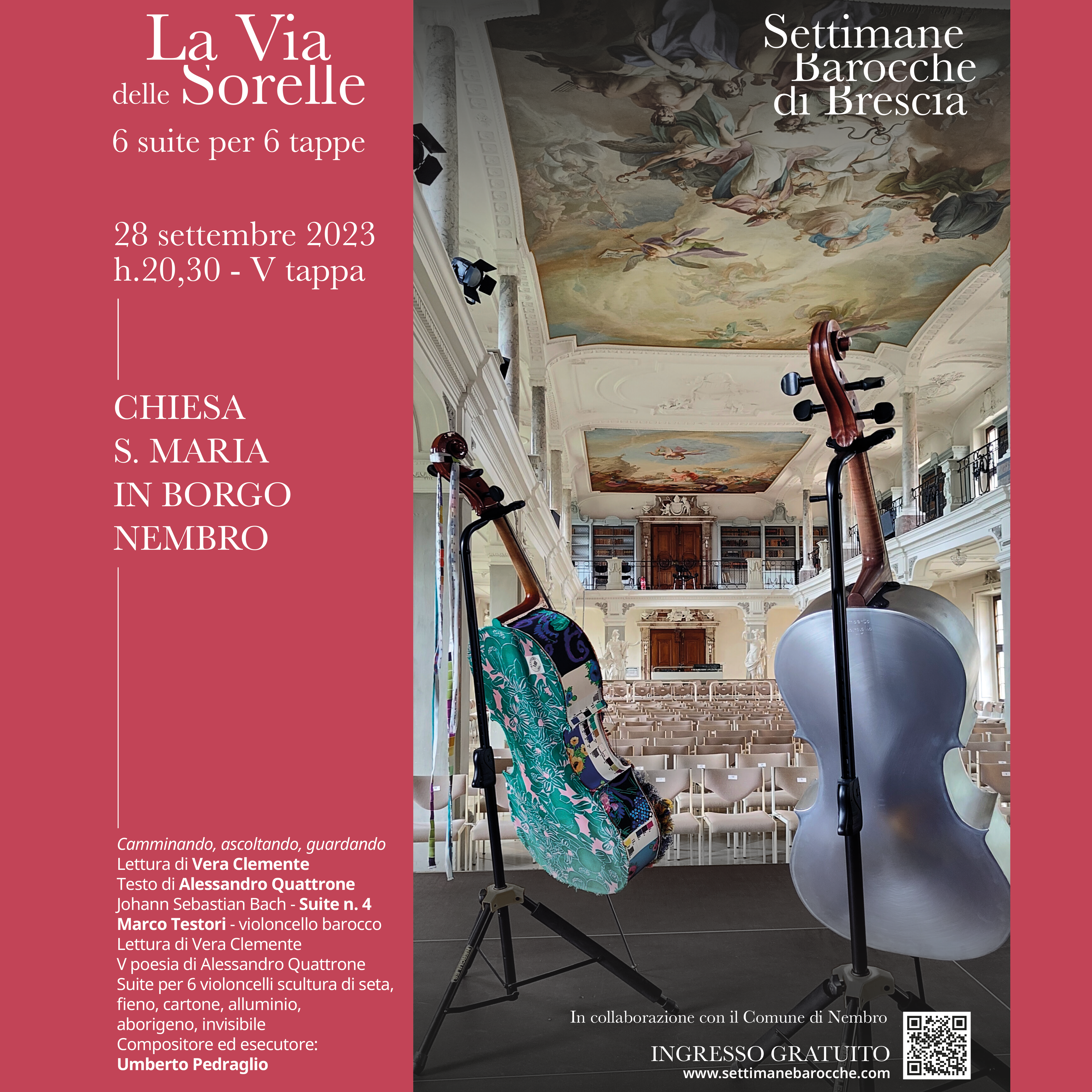 Immagine La via delle sorelle, 6 suite di Bach per 6 tappe