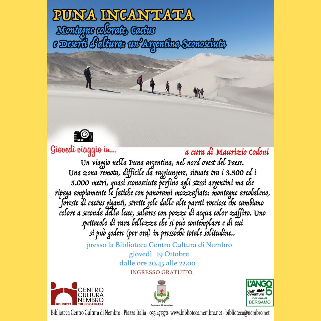 Immagine Giovedì viaggio...nella Puna incantata, un'Argentina sconosciuta