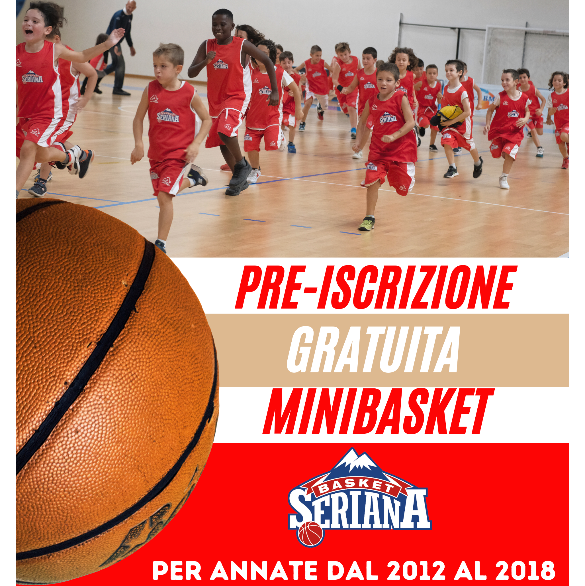 Immagine Aperte ufficialmente le pre-iscrizioni gratuite al MINIBASKET - stagione 2023/2024