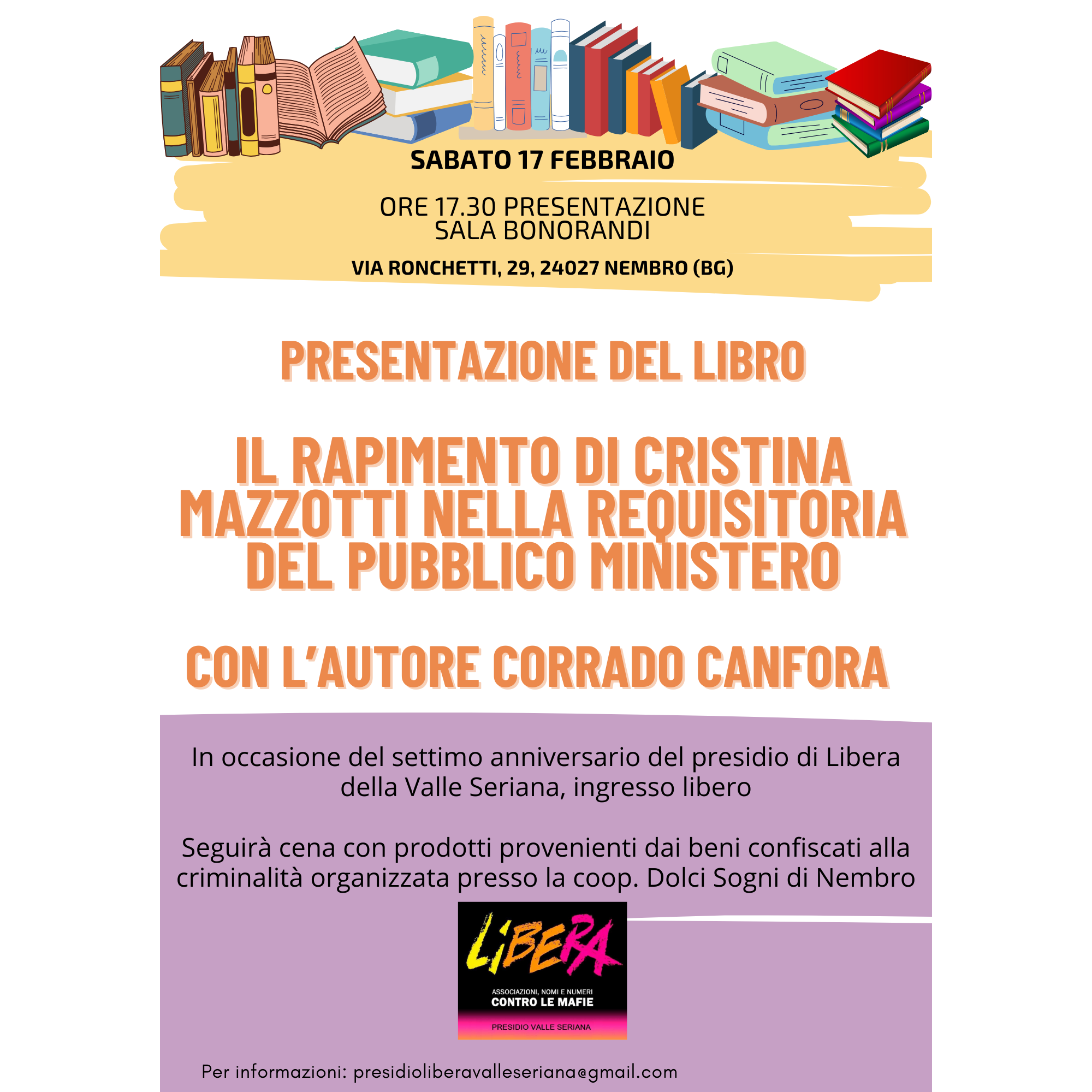 Immagine Presentazione del libro: IL RAPIMENTO DI CRISTINA MAZZOTTI NELLA REQUISITORIA DEL PUBBLICO MINISTERO
