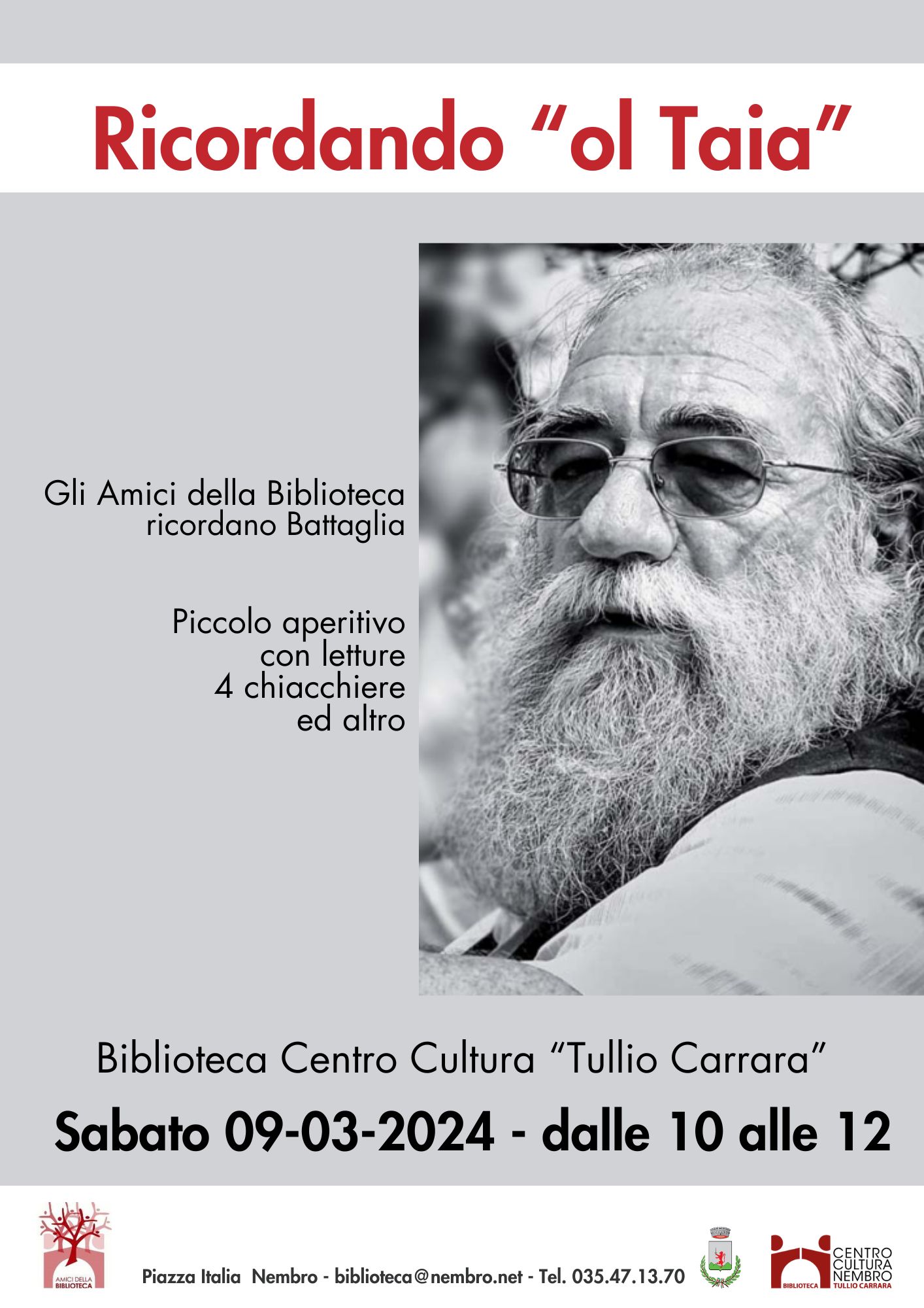 Immagine Ricordando “ol Taia”