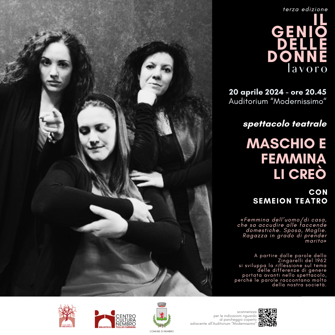 Immagine Spettacolo teatrale: MASCHIO E FEMMINA LI CREÒ