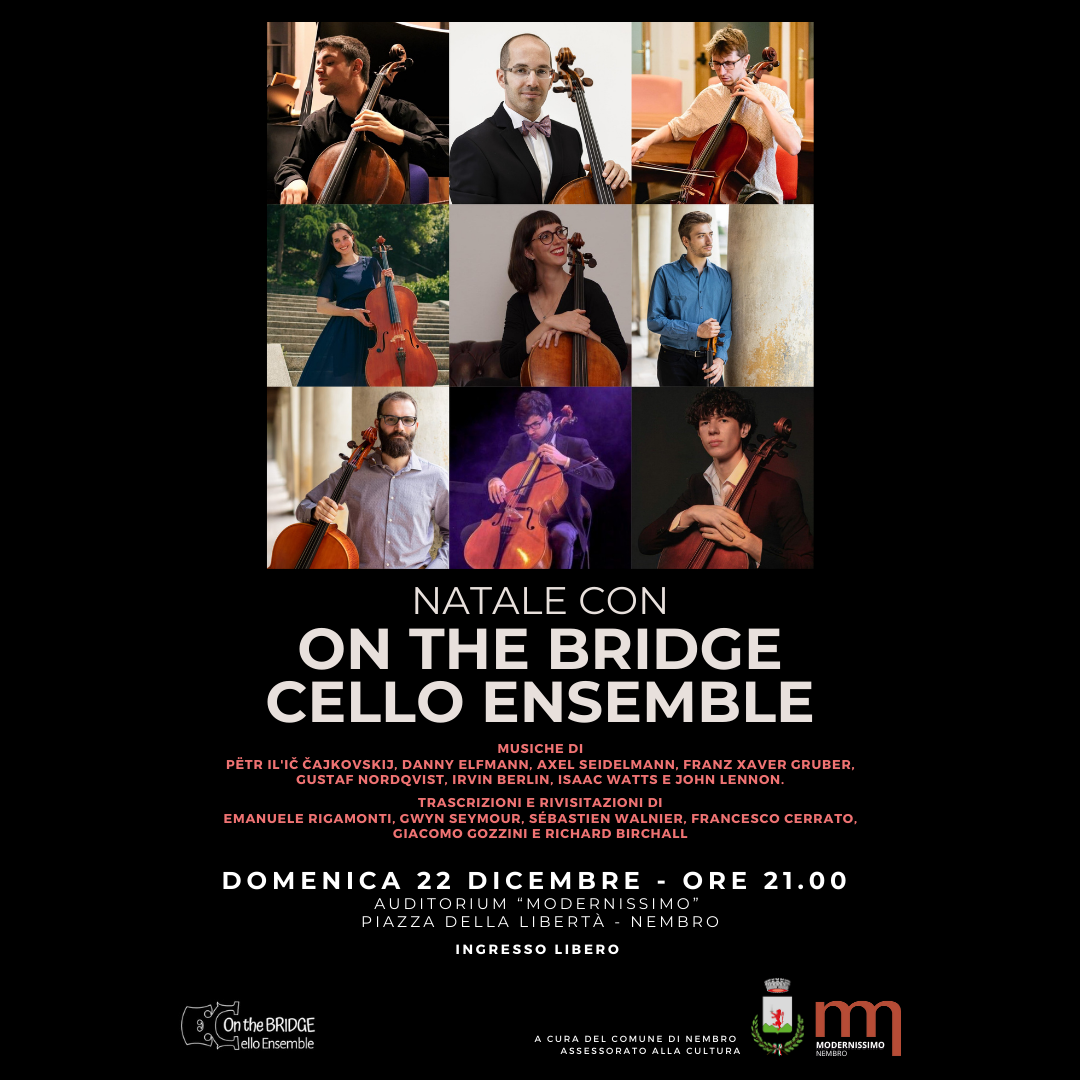 Immagine Natale con ON THE BRIDGE CELLO ENSEMBLE