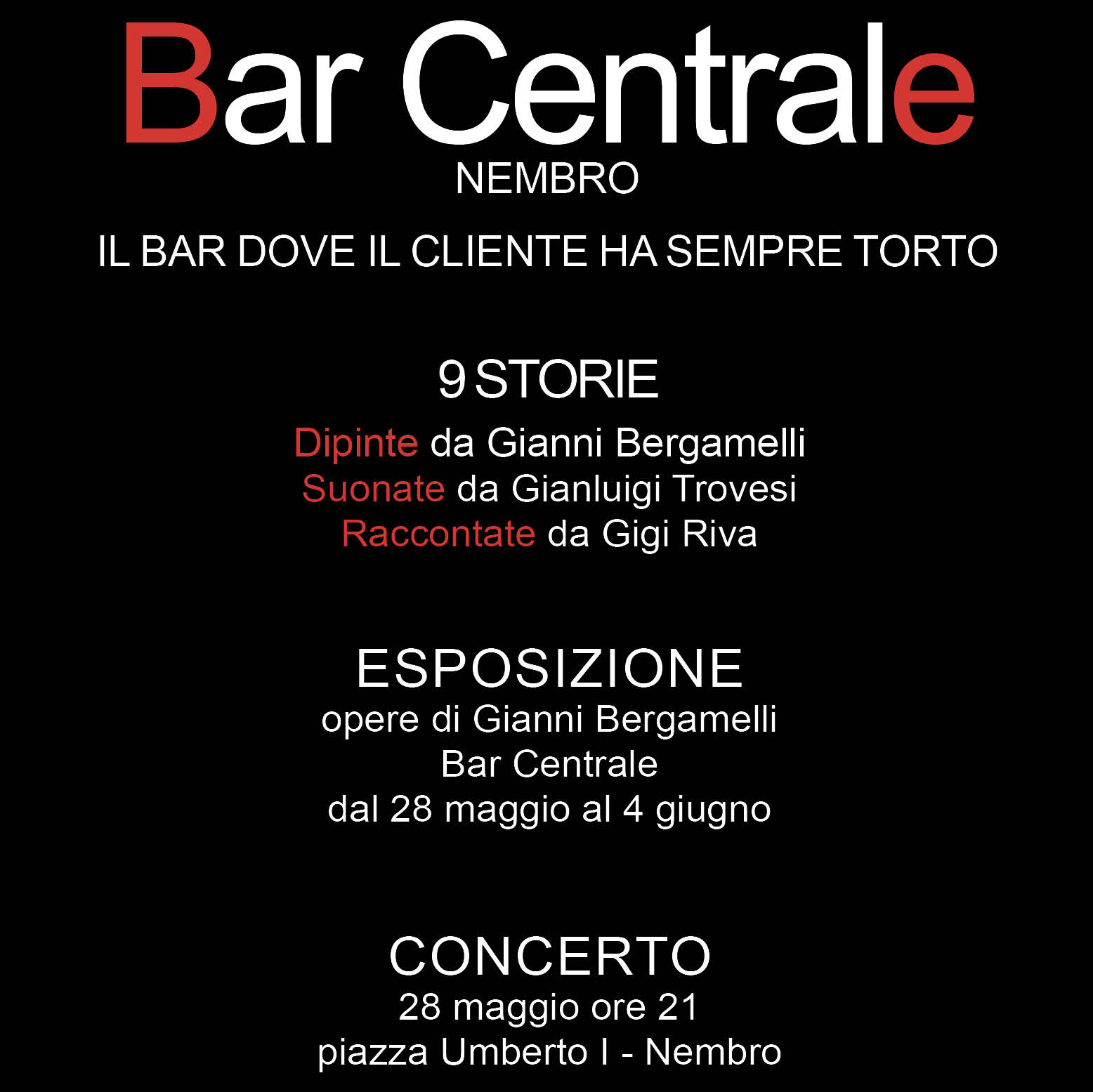 Immagine Bar Centrale. Il bar dove il cliente ha sempre torto