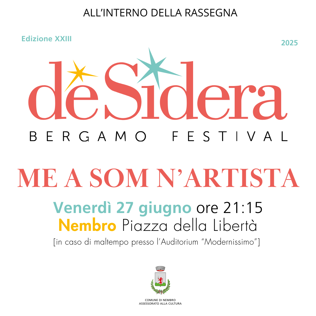 Immagine spettacolo: ME A SOM N'ARTISTA