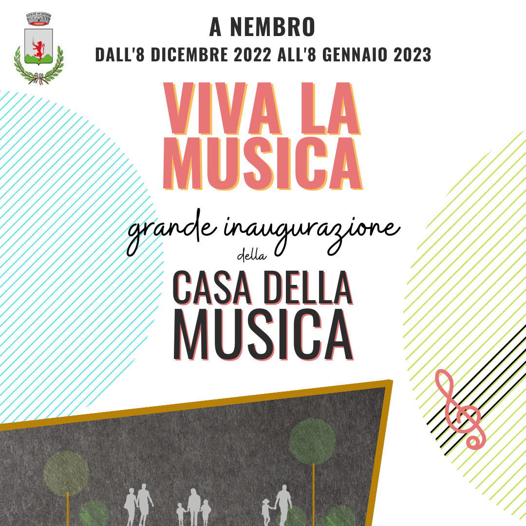 Immagine Grande inaugurazione della CASA DELLA MUSICA