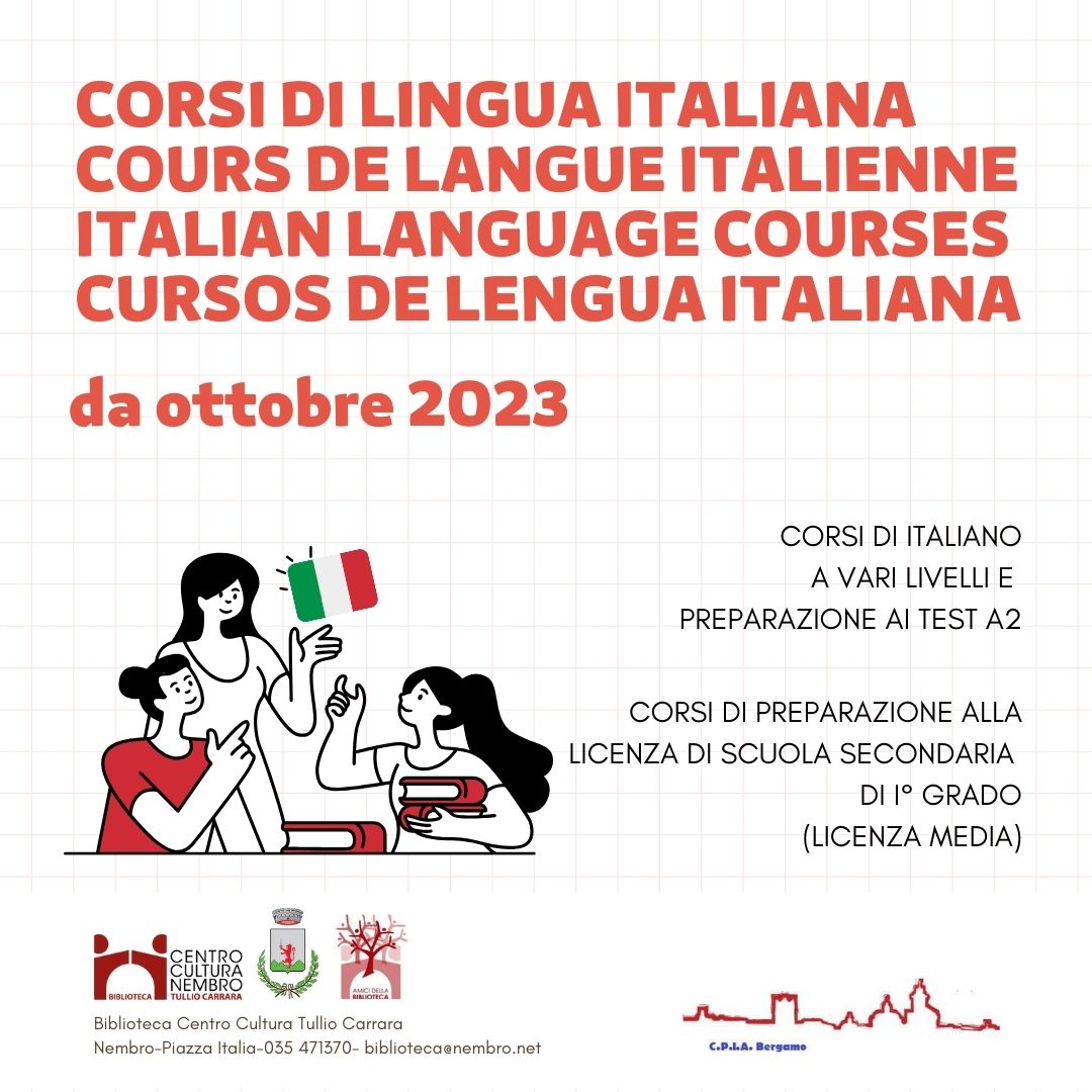 Immagine Corsi di lingua italiana - Cours del langue italienne - Italian language courses - Cursos de lengua italiana