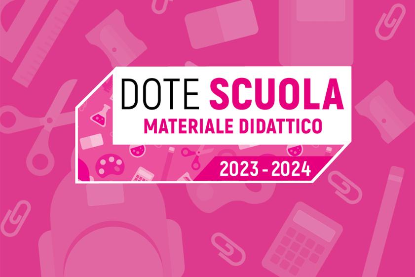 Immagine Dote scuola 2023/2024 - Materiale didattico