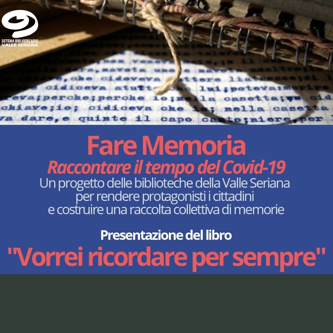 Immagine FARE MEMORIA -  Raccontare il tempo del Covid-19