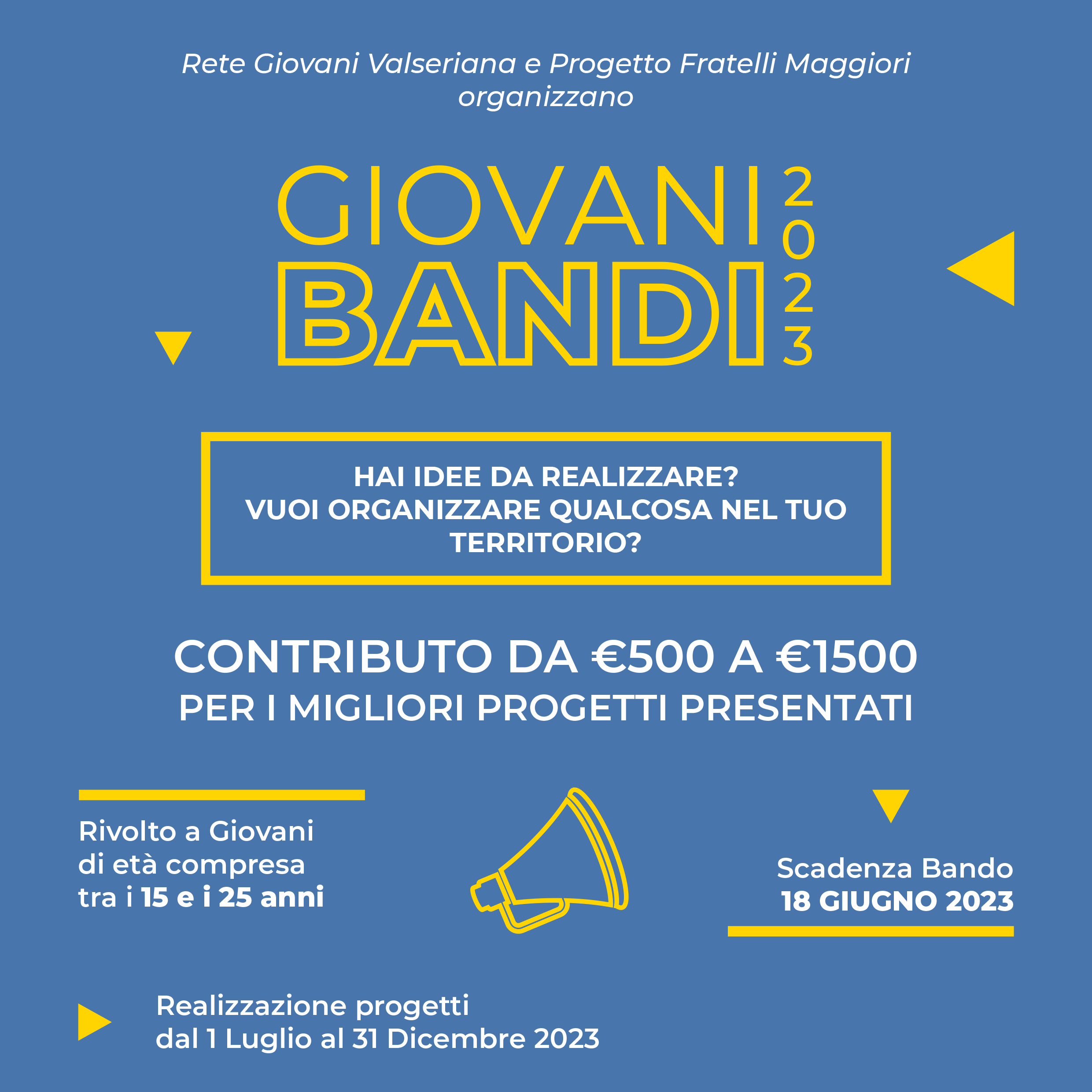 Immagine Giovani Bandi 2023