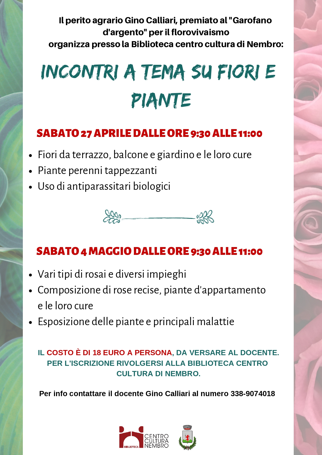 Immagine INCONTRI A TEMA SU FIORI E PIANTE