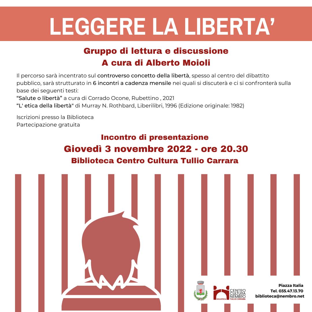 Immagine Leggere la libertà