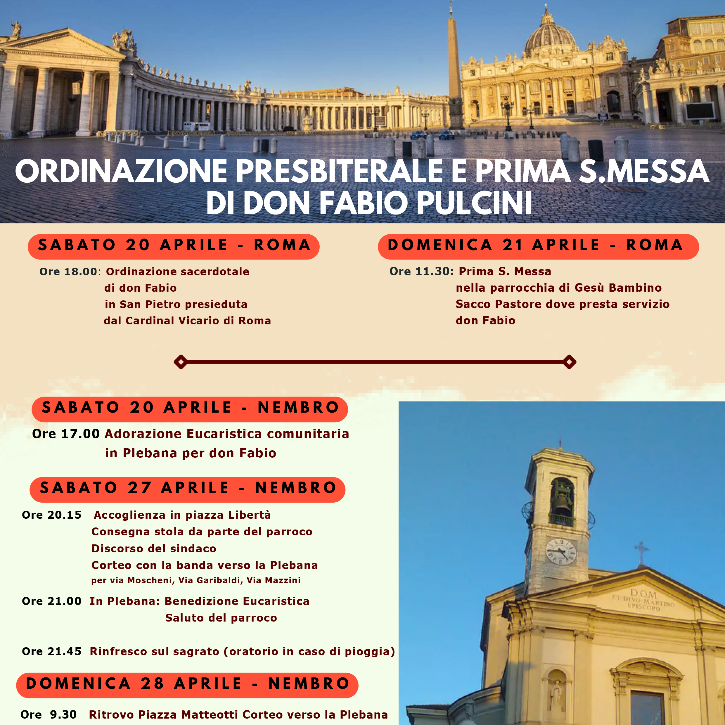 Immagine Ordinazione presbiteriale e prima S. Messa di Don Fabio Pulcini