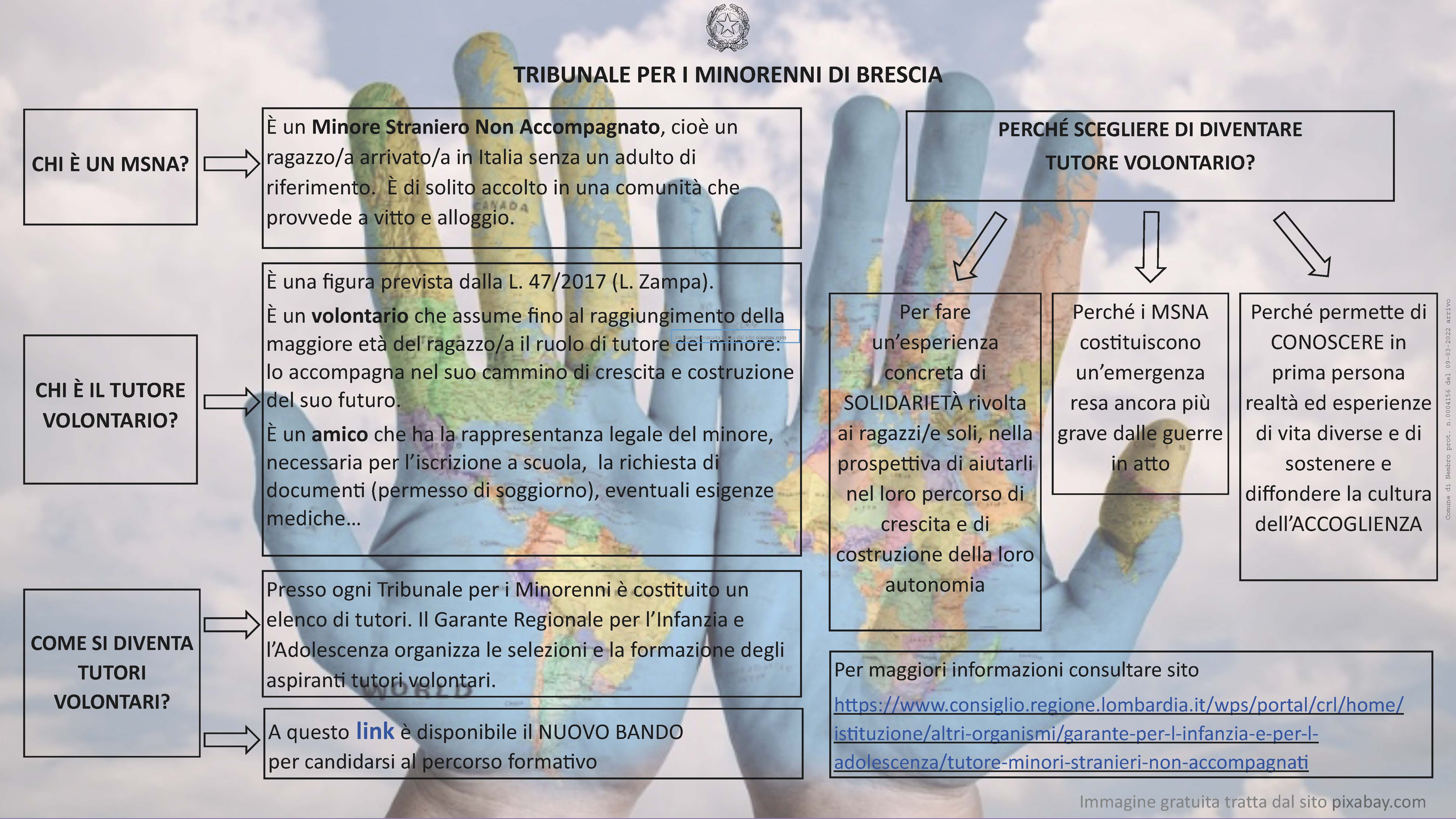 Immagine Bando per MINORI STRANIERI NON ACCOMPAGNATI