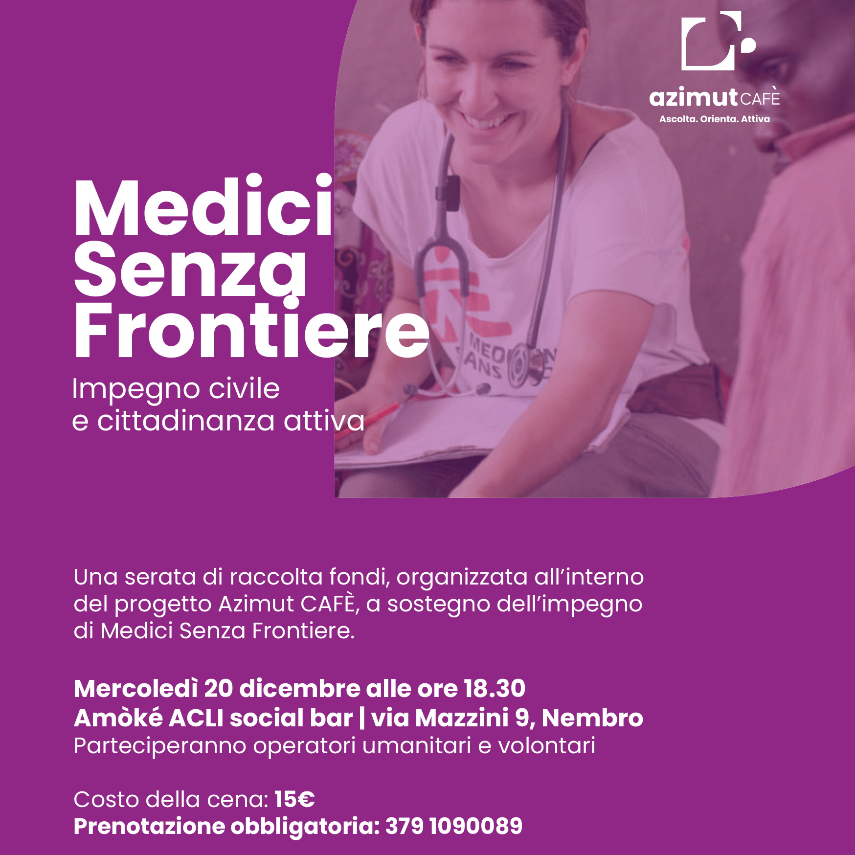 Immagine Medici Senza Frontiere. Impegno civile e cittadinanza attiva