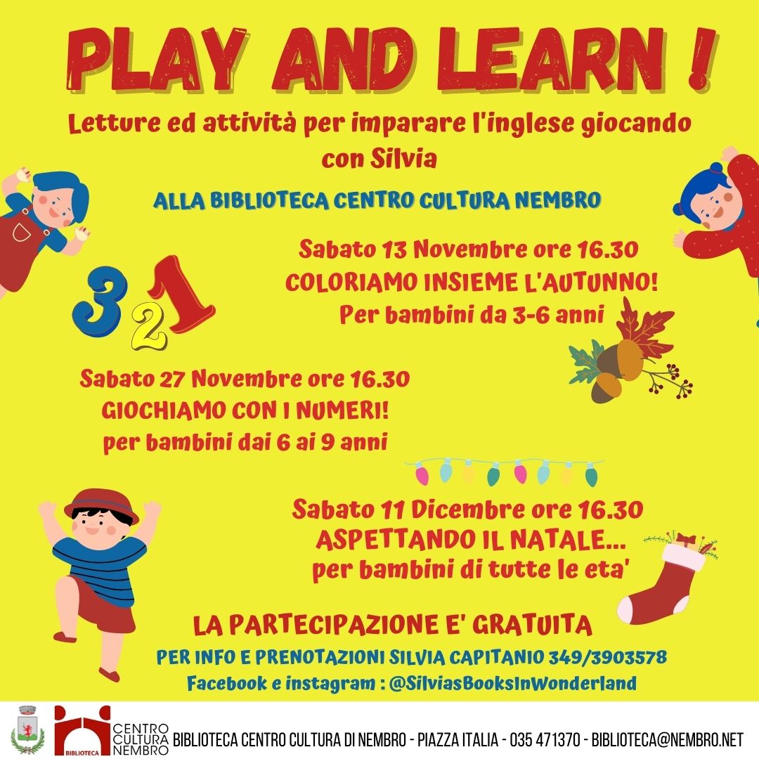 Immagine PLAY AND LEARN!