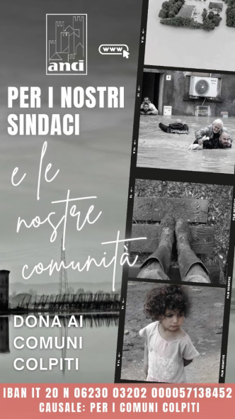 immagine Raccolta fondi ANCI per i Comuni colpiti dall’alluvione in Emilia-Romagna