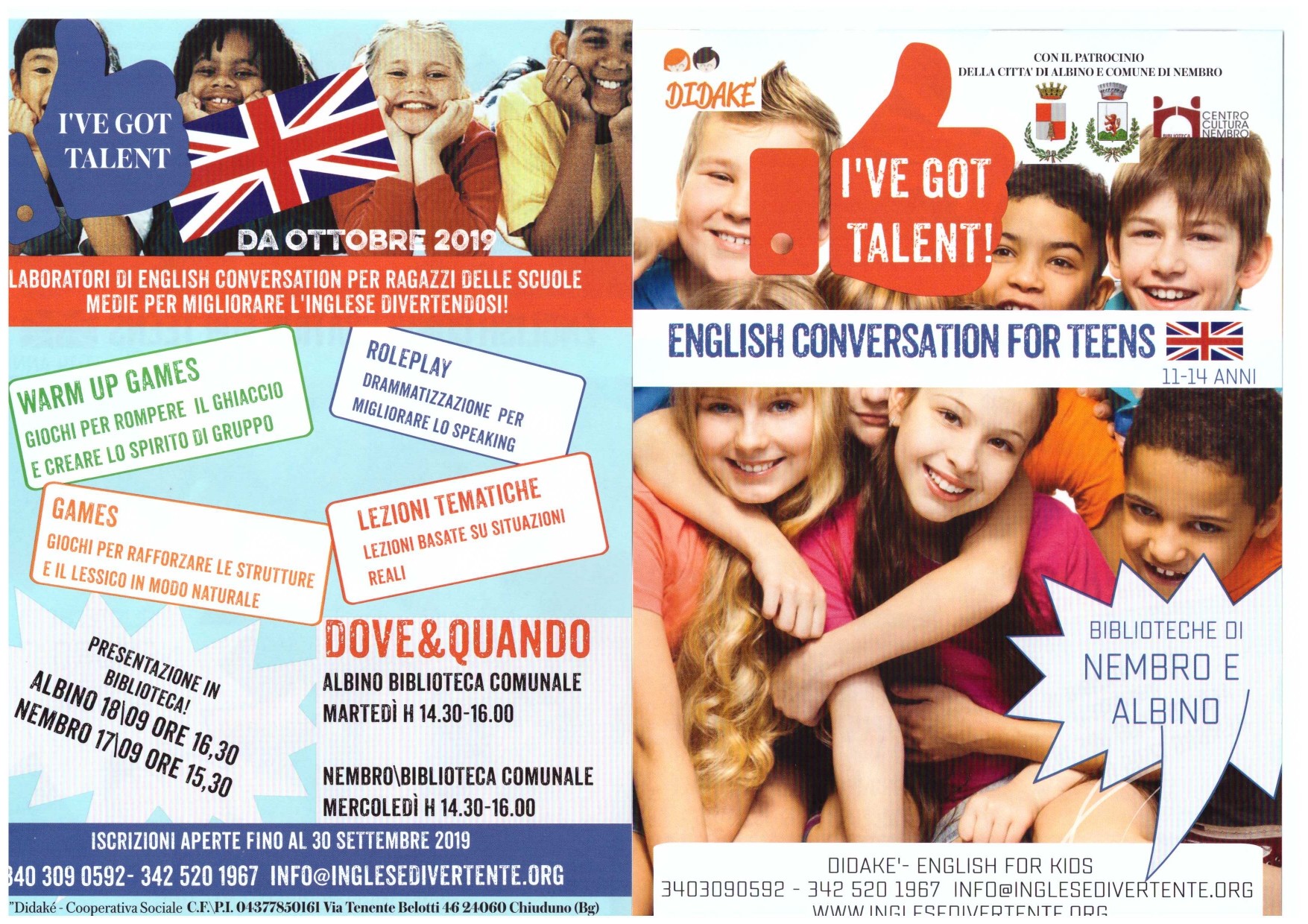 Immagine ENGLISH CONVERSATION FOR TEENS