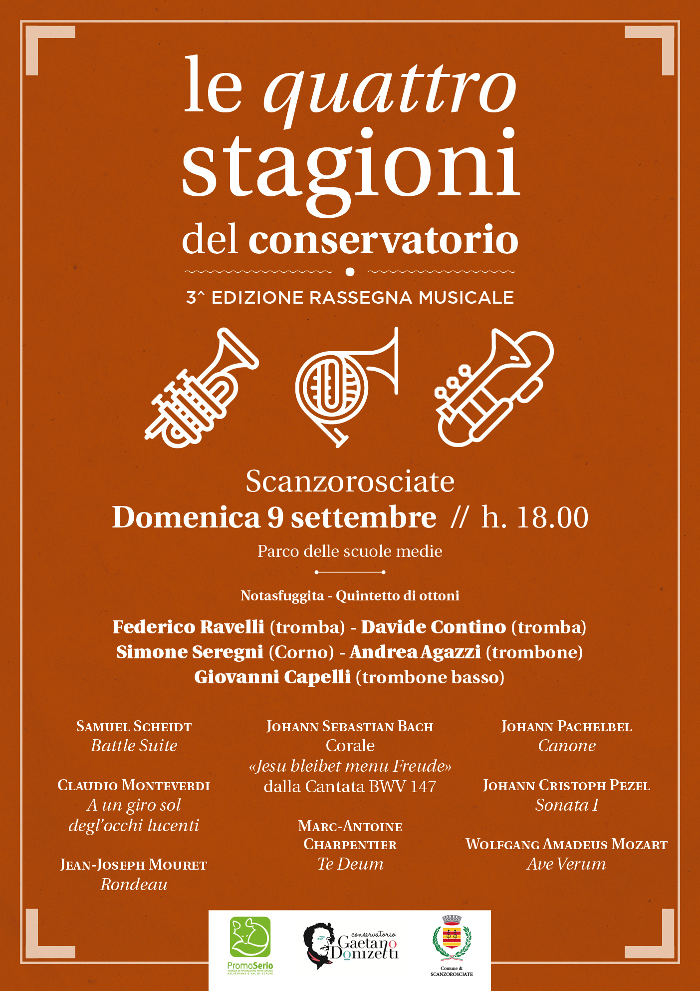 Concerto: NOTASFUGGITA - QUINTETTO DI OTTONI