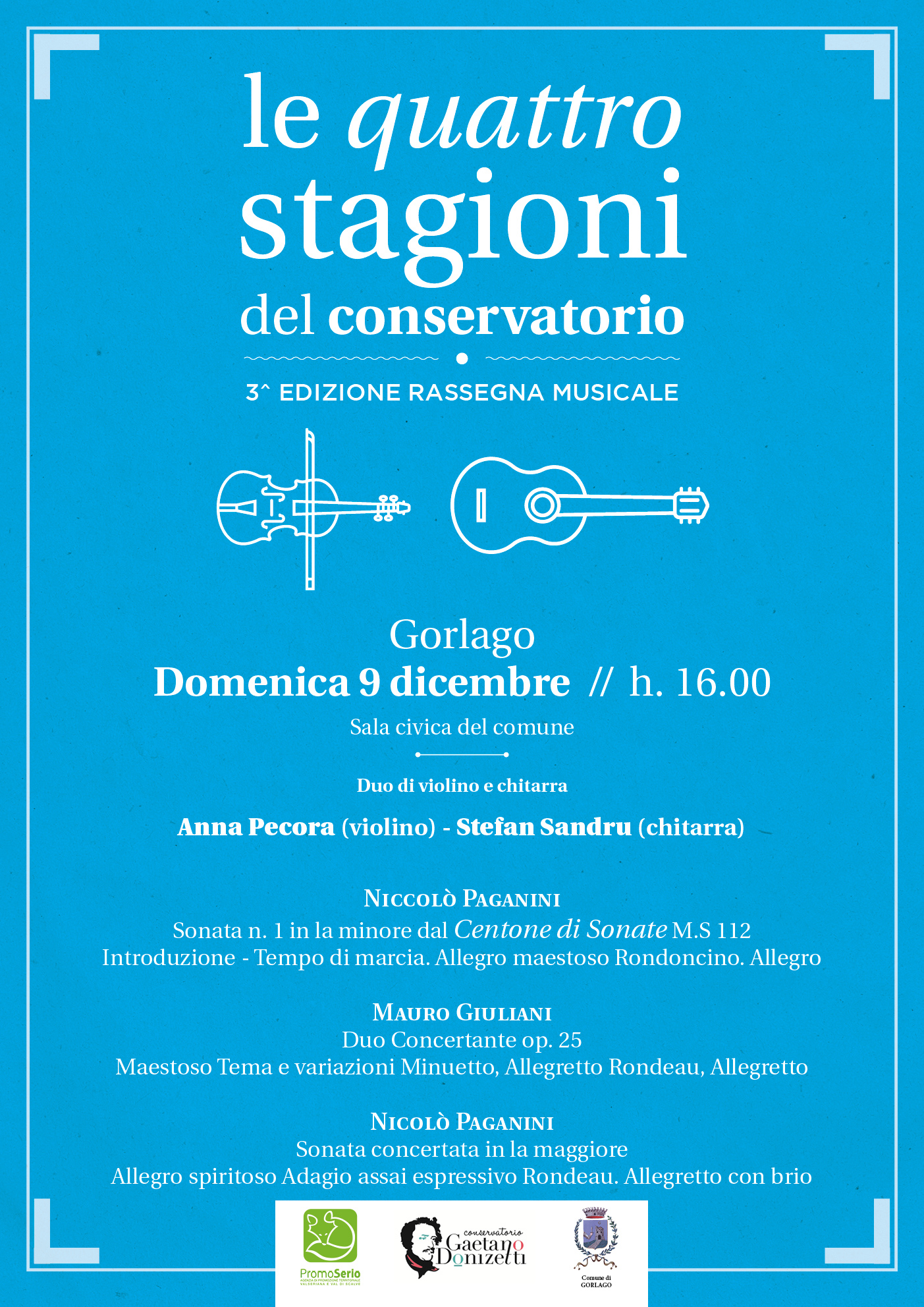 Concerto: DUO DI VIOLINO E CHITARRA